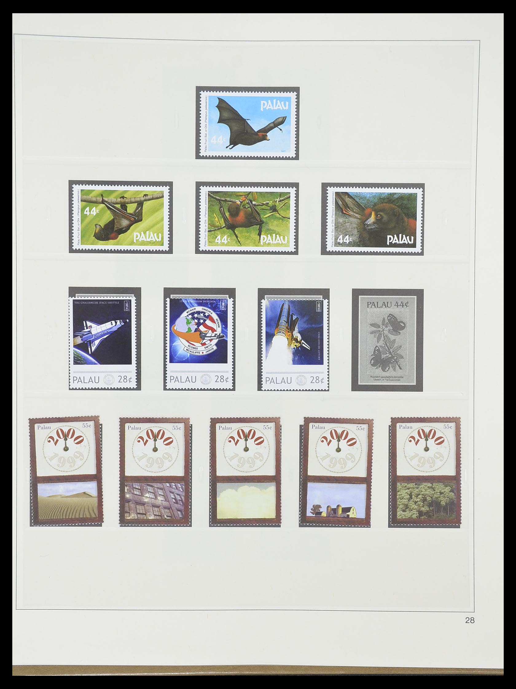33852 026 - Postzegelverzameling 33852 Palau 1983-1999.