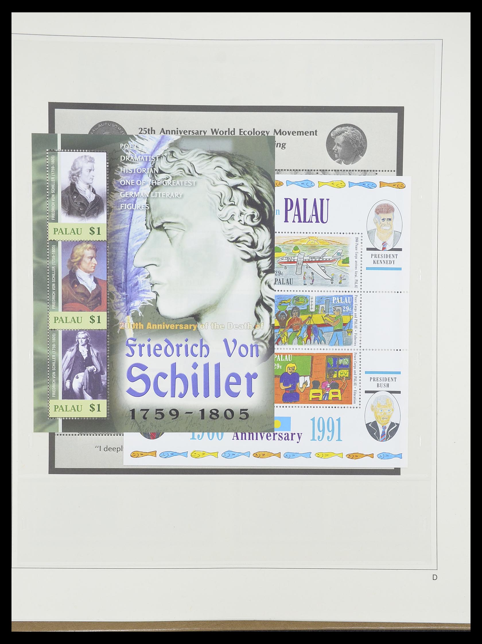 33852 032 - Postzegelverzameling 33852 Palau 1983-1999.