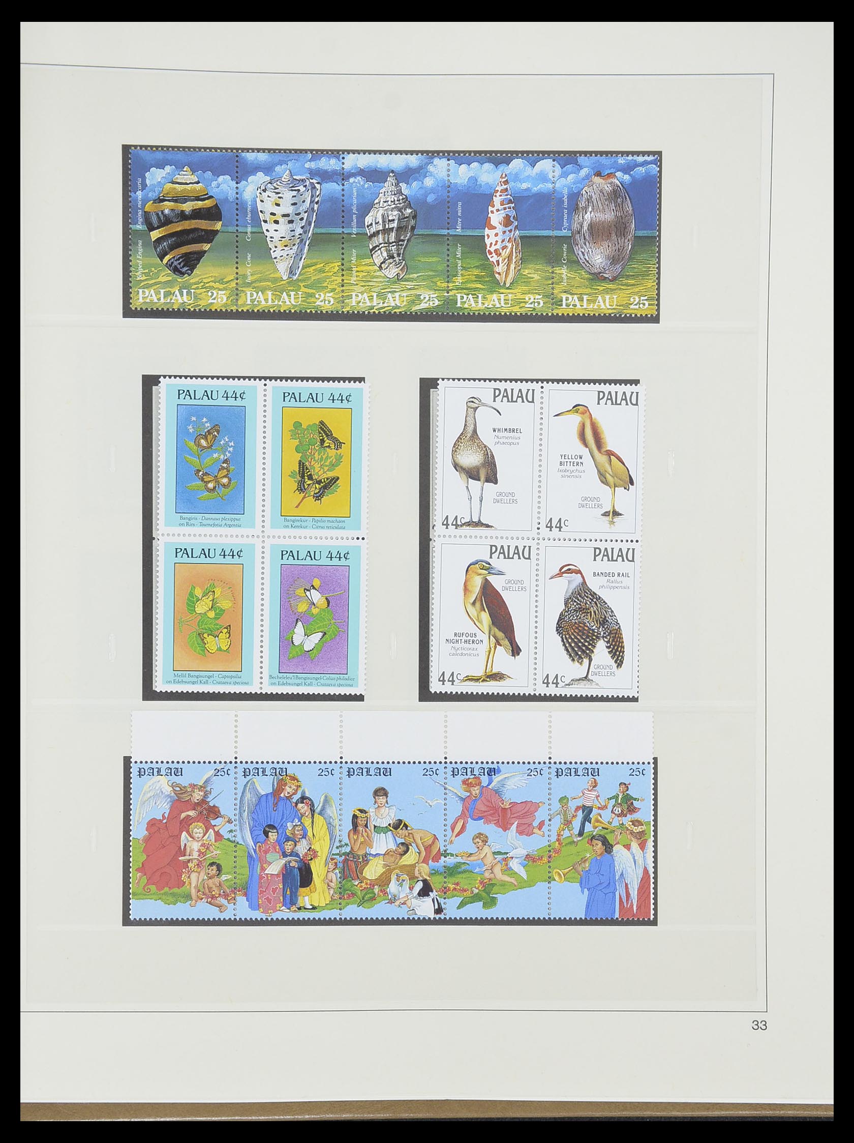 33852 034 - Postzegelverzameling 33852 Palau 1983-1999.
