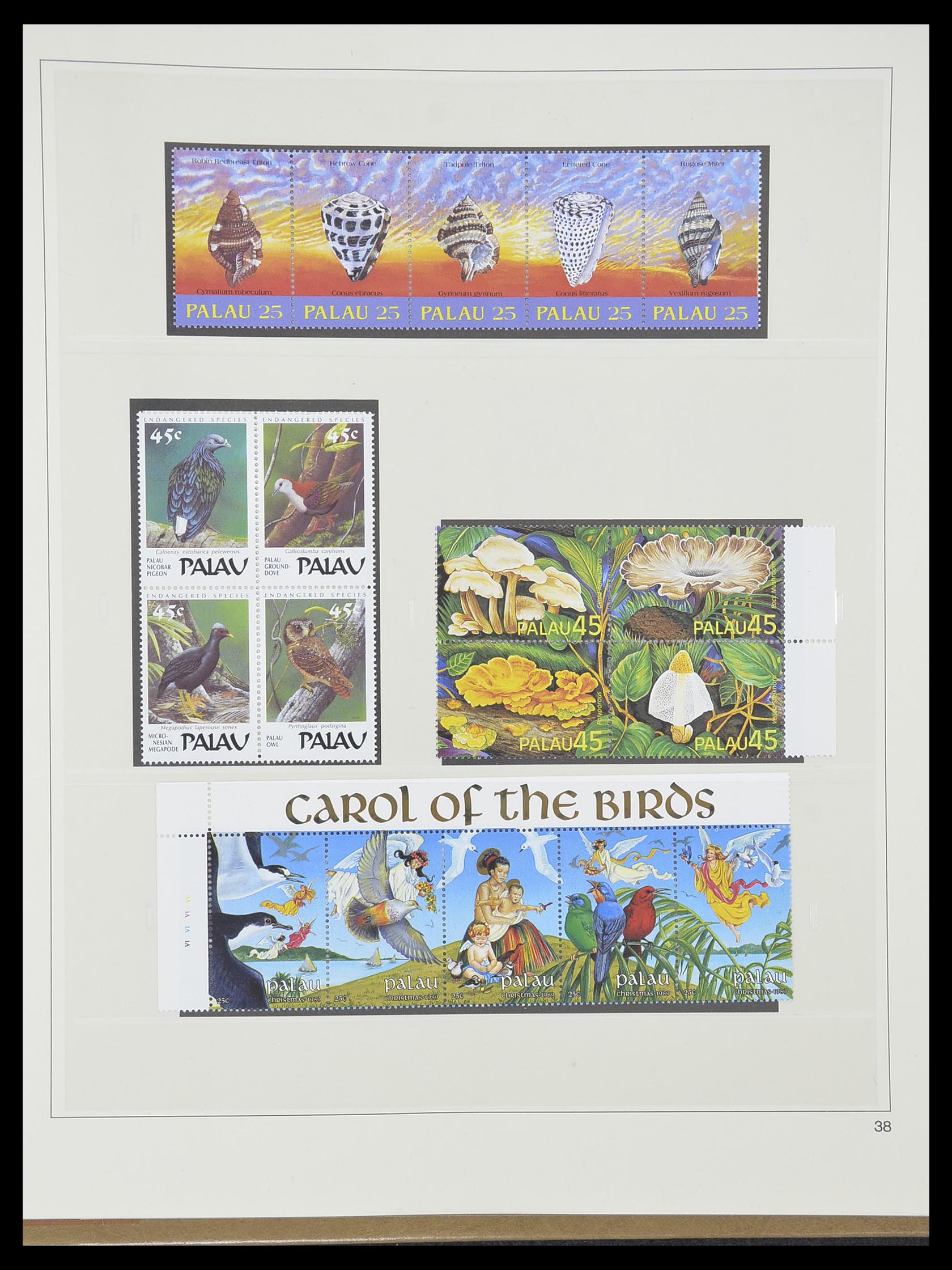 33852 039 - Postzegelverzameling 33852 Palau 1983-1999.