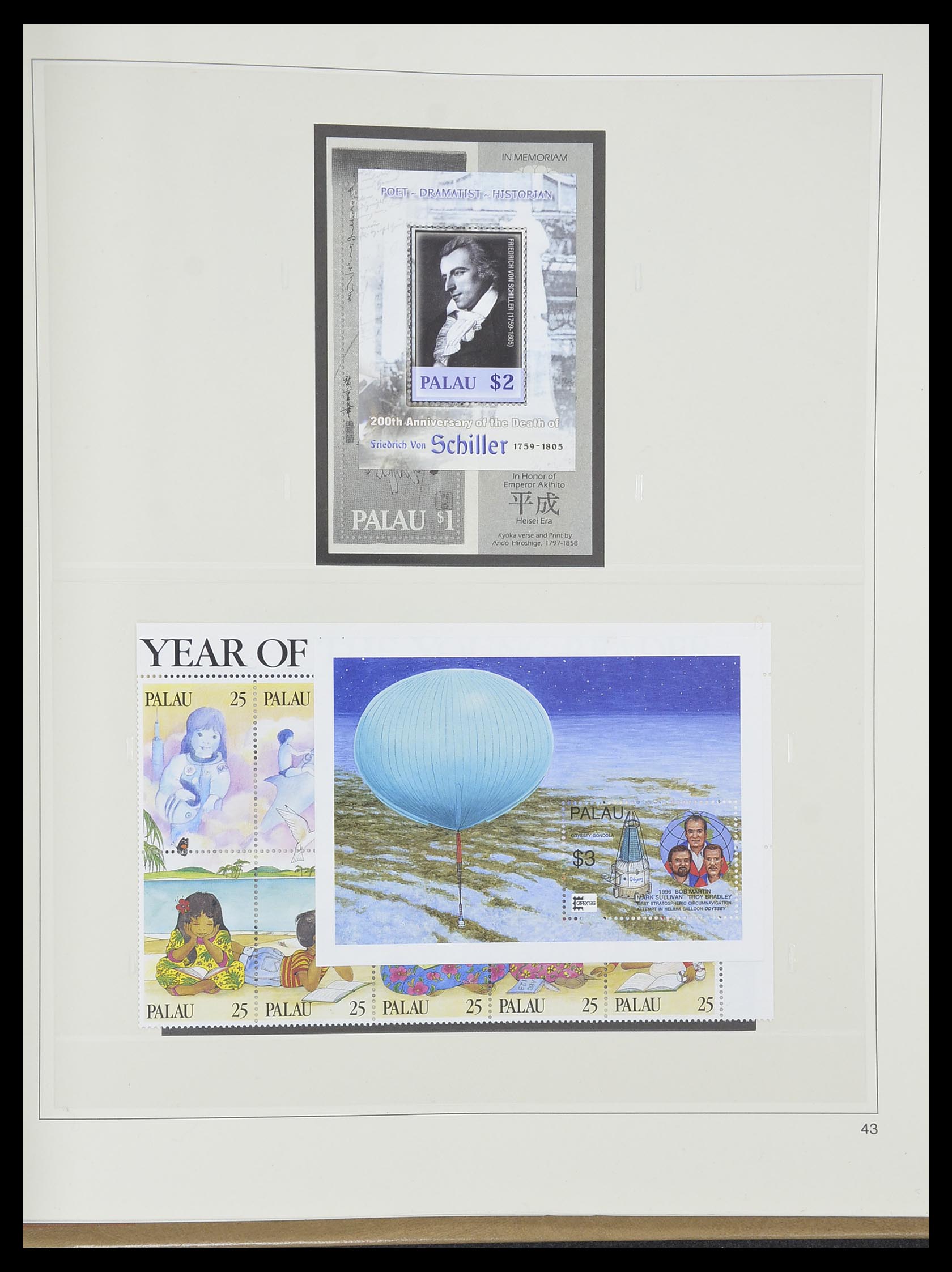 33852 041 - Postzegelverzameling 33852 Palau 1983-1999.