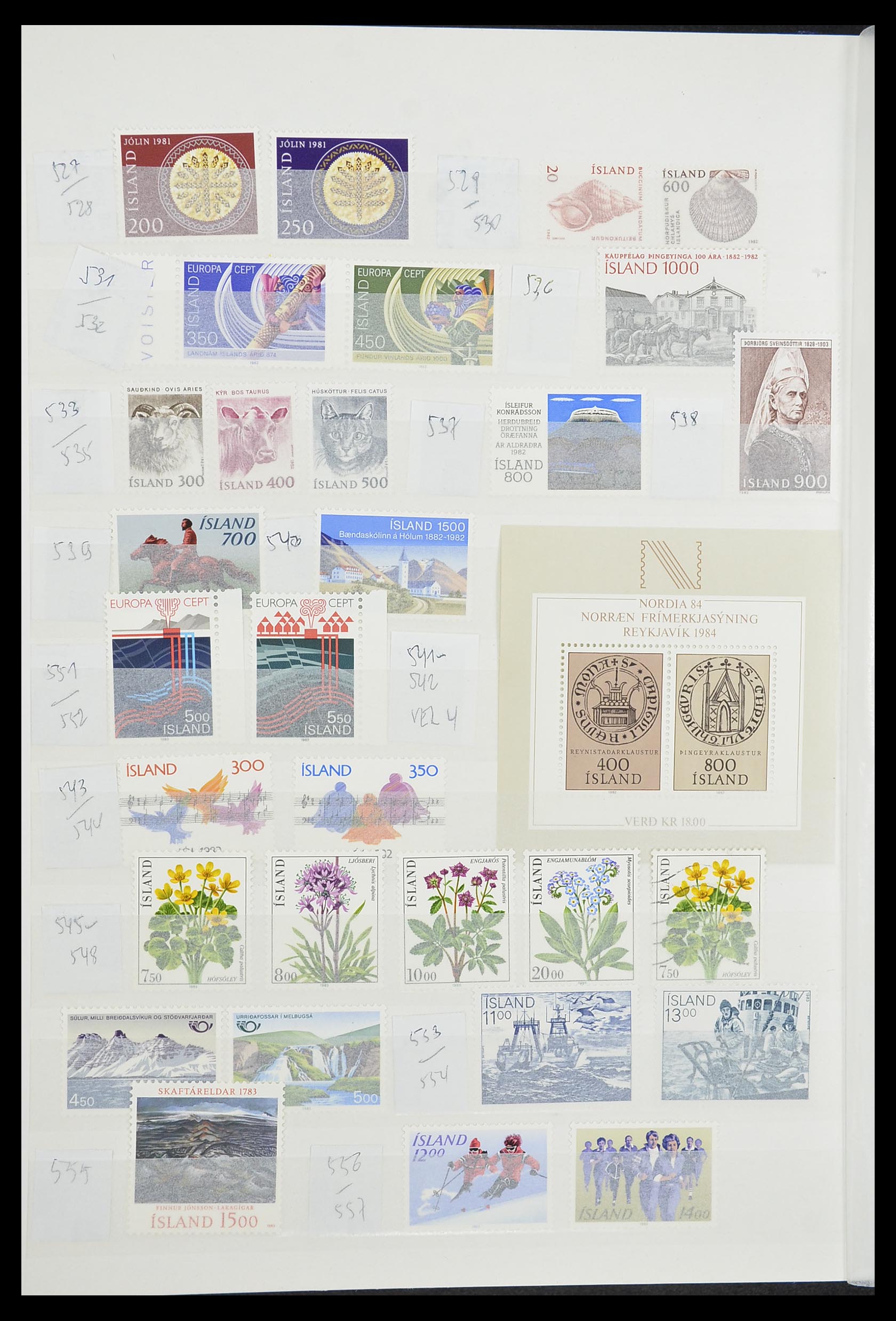 33854 016 - Stamp collection 33854 Iceland 1876-2005.