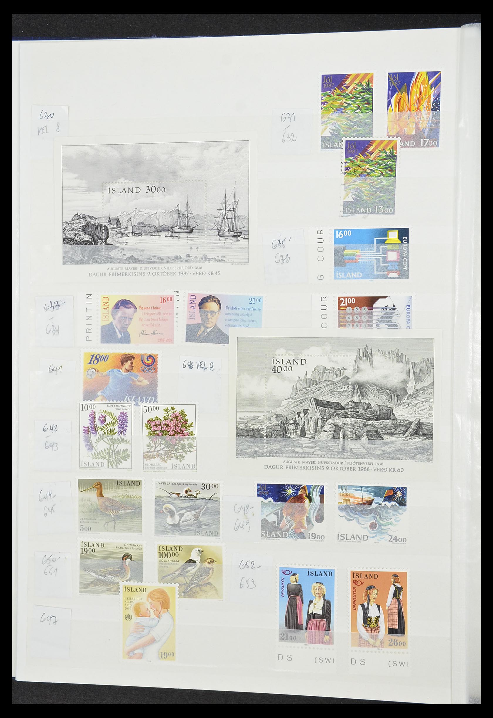 33854 020 - Postzegelverzameling 33854 IJsland 1876-2005.
