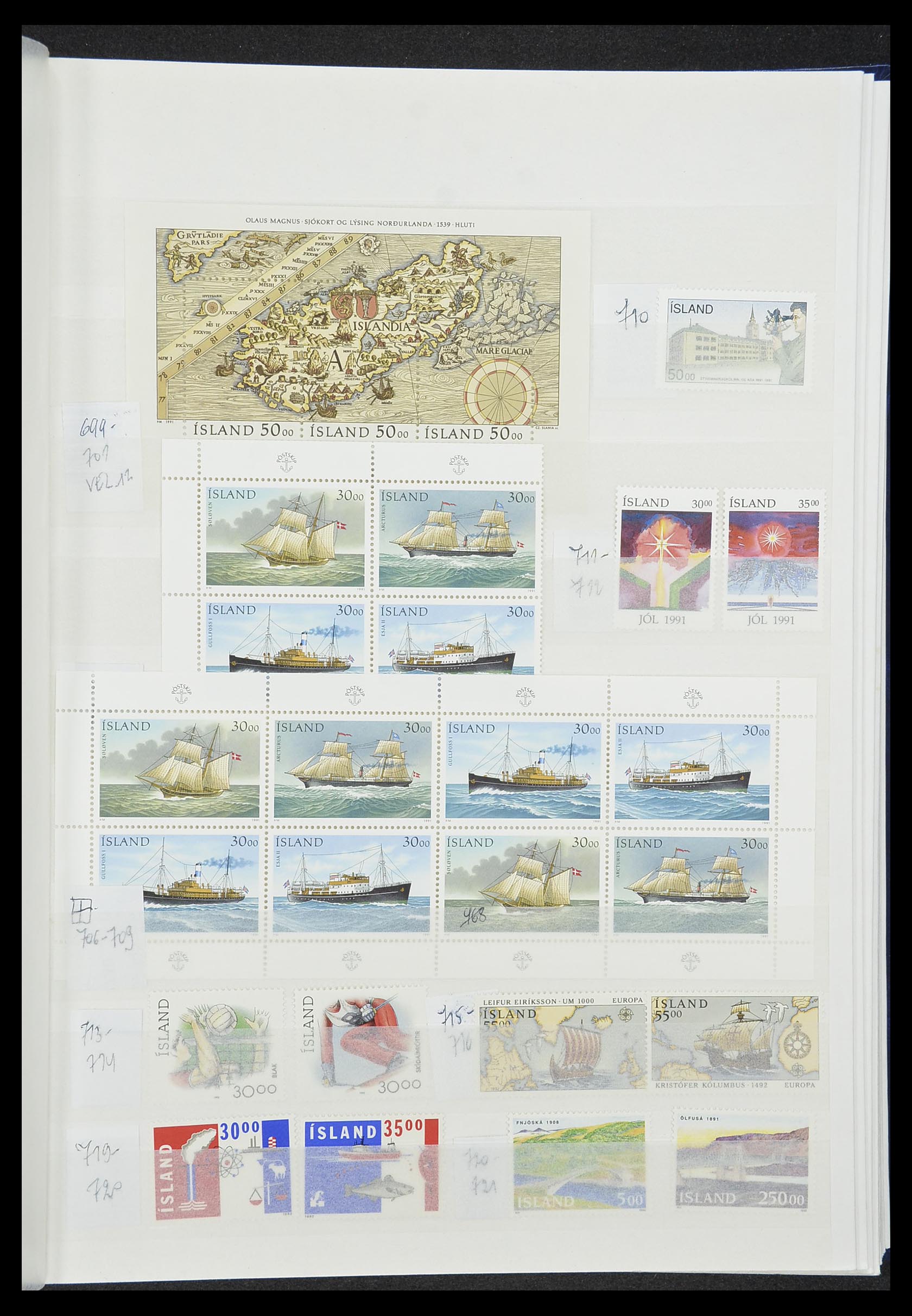 33854 023 - Stamp collection 33854 Iceland 1876-2005.