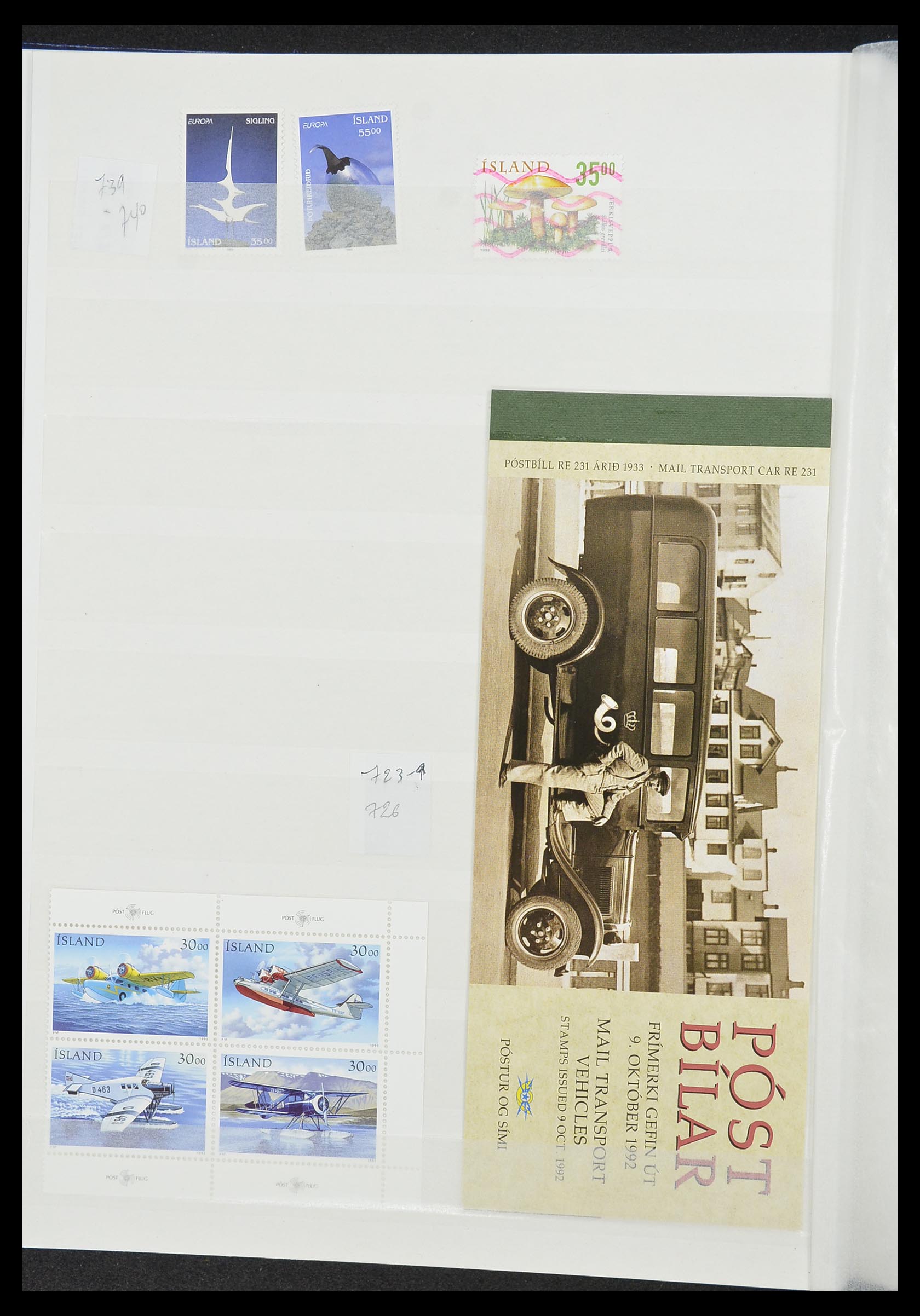 33854 026 - Postzegelverzameling 33854 IJsland 1876-2005.
