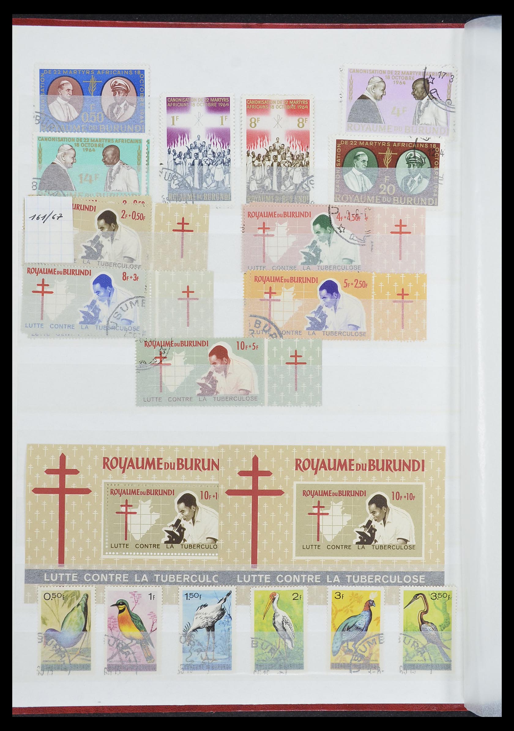 33855 006 - Stamp collection 33855 Burundi 1962-1974.