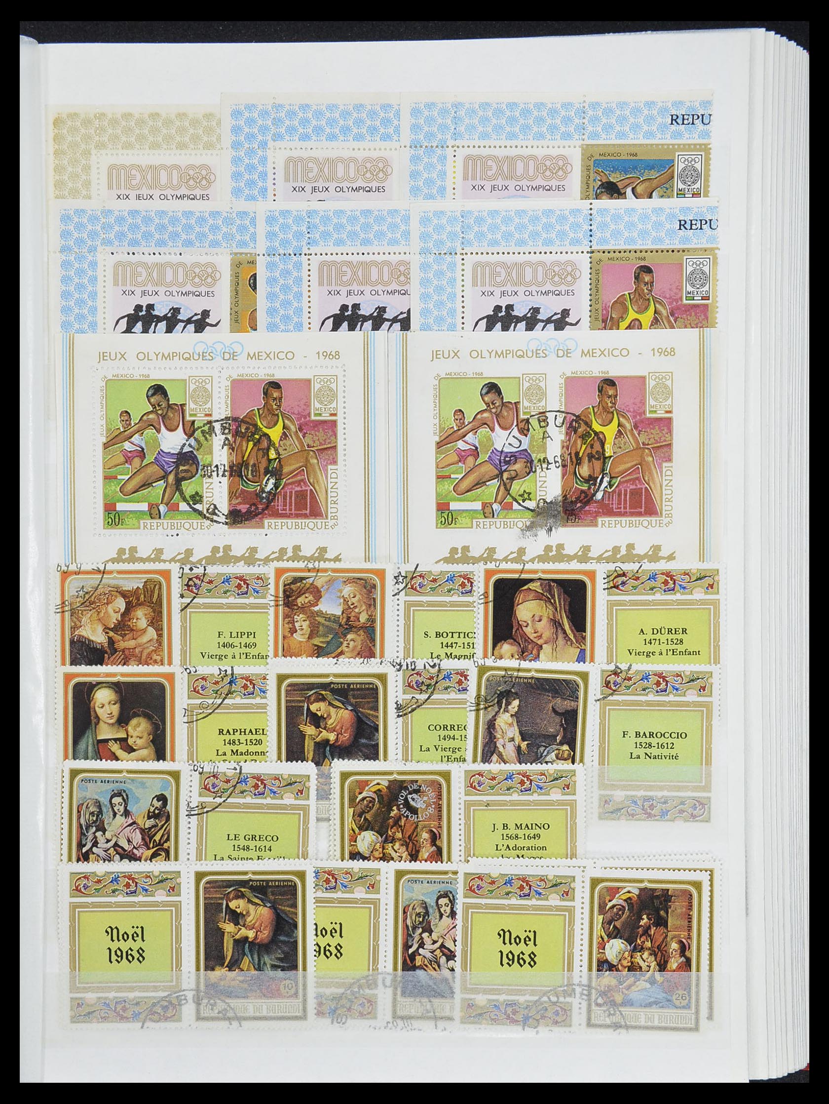 33855 027 - Postzegelverzameling 33855 Burundi 1962-1974.