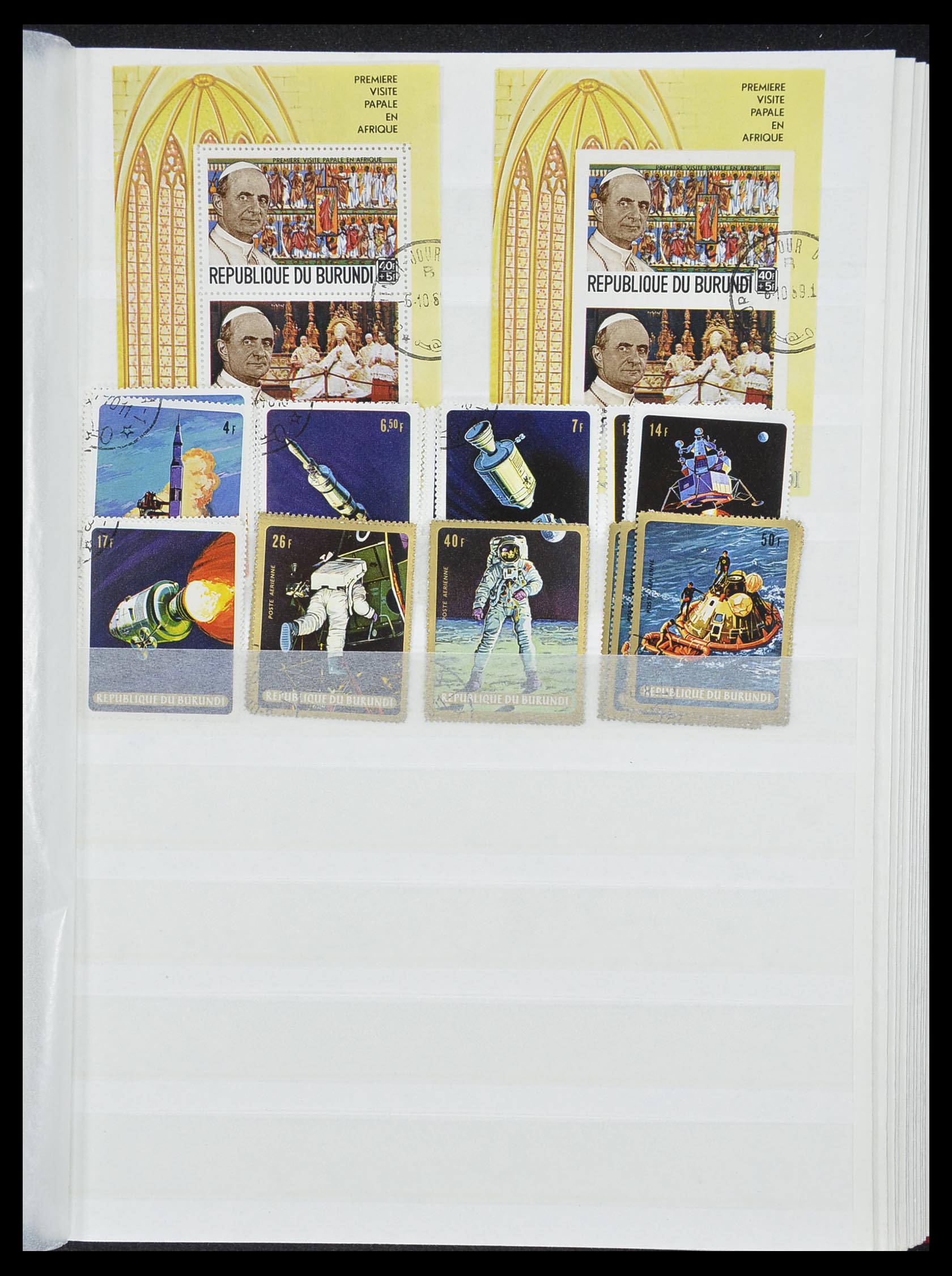33855 031 - Postzegelverzameling 33855 Burundi 1962-1974.