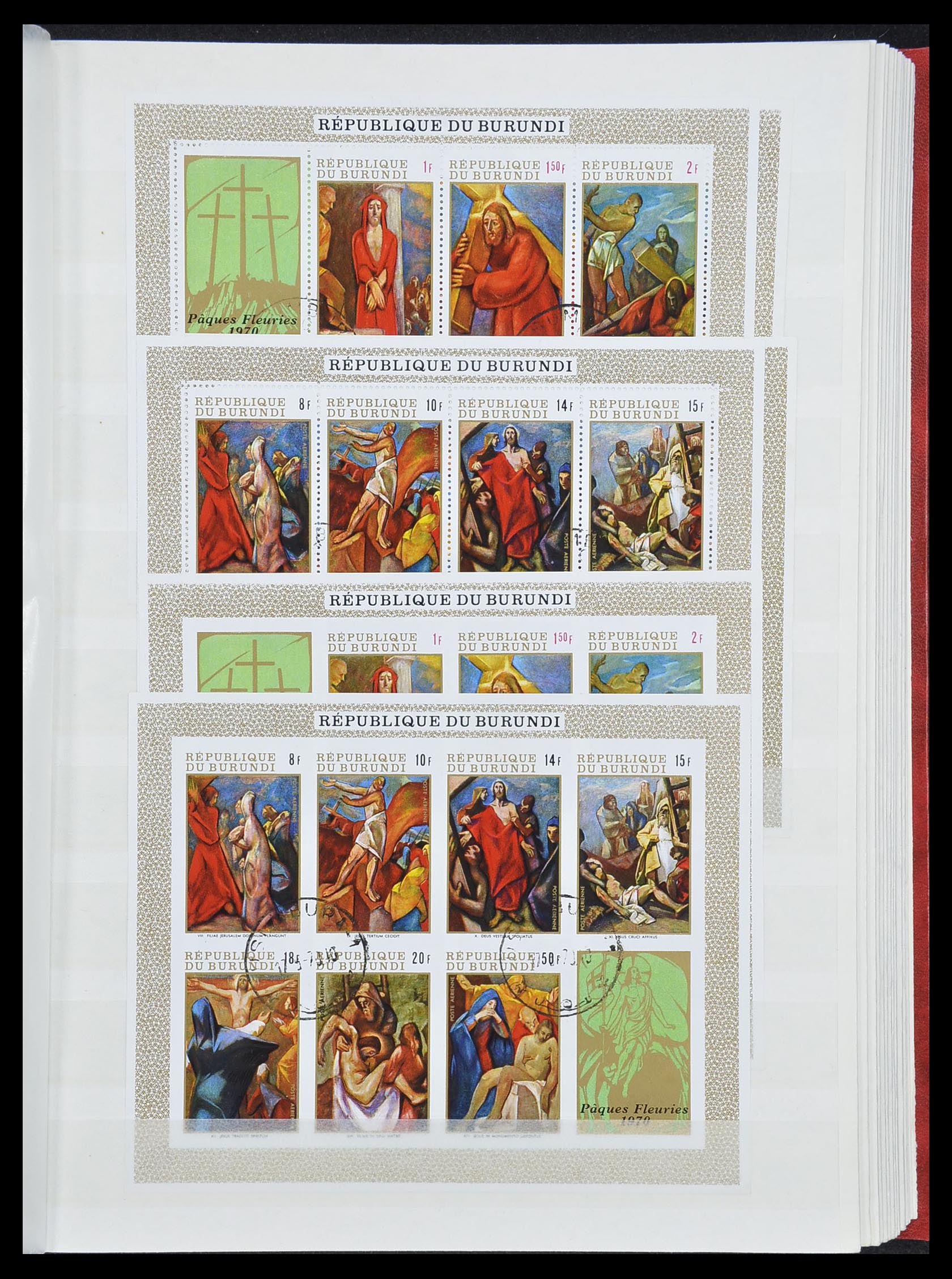 33855 035 - Postzegelverzameling 33855 Burundi 1962-1974.