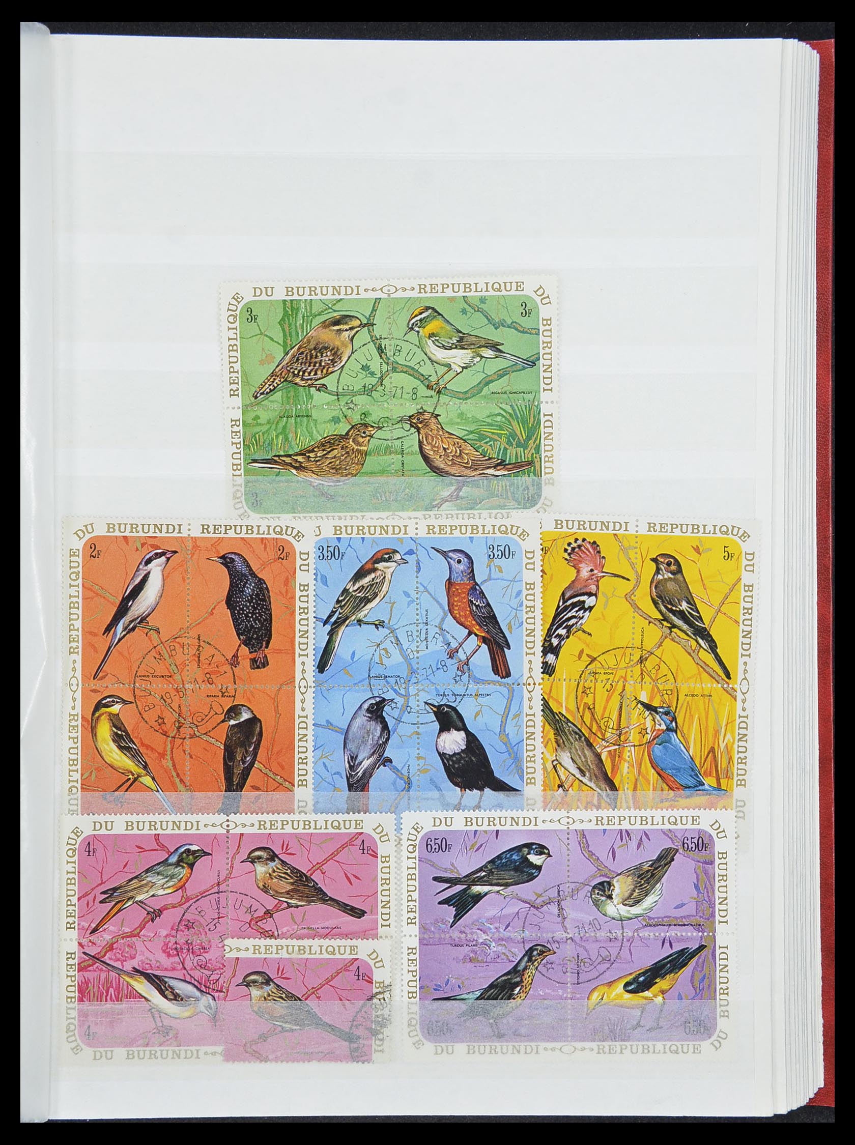 33855 037 - Postzegelverzameling 33855 Burundi 1962-1974.
