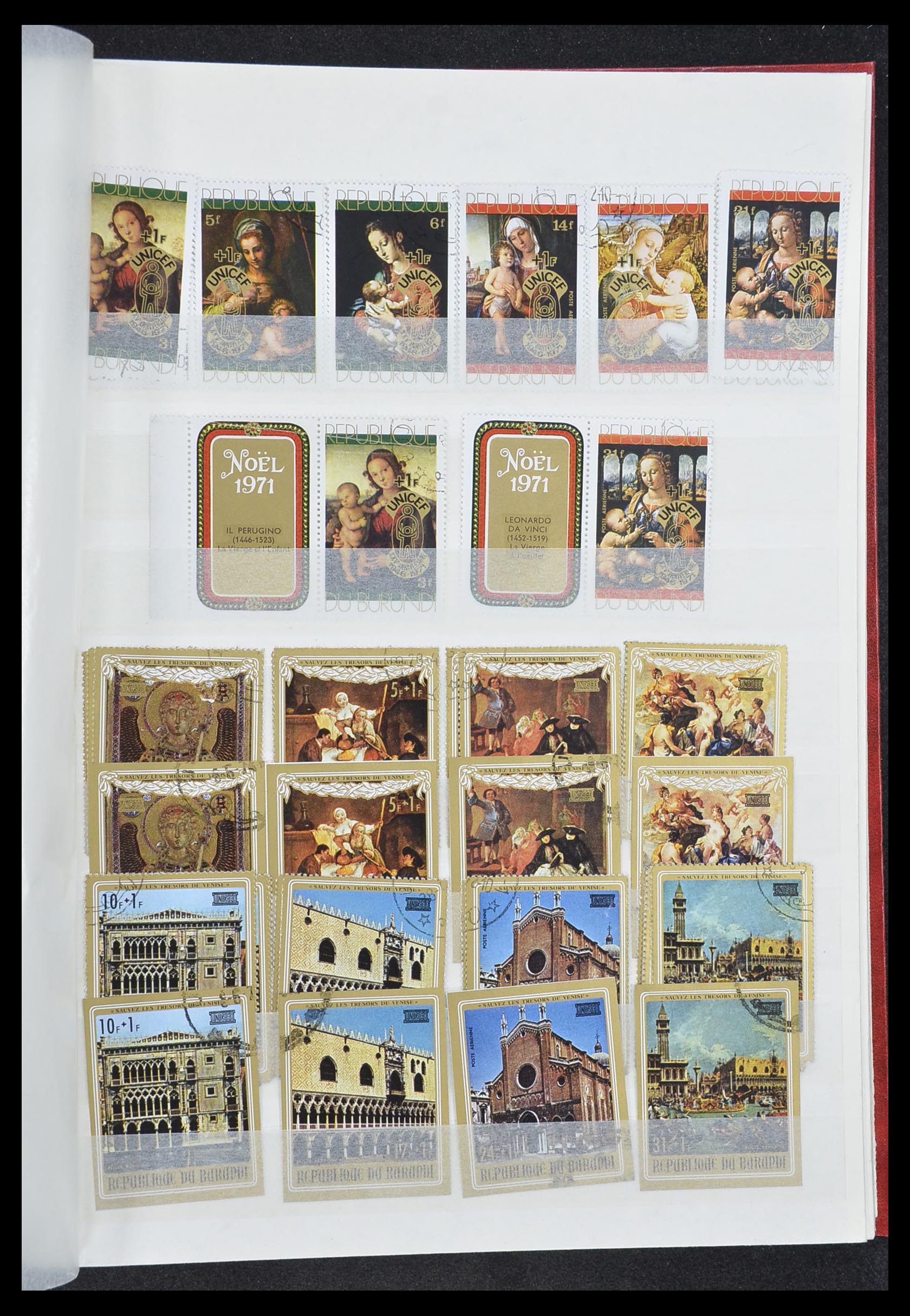 33855 047 - Postzegelverzameling 33855 Burundi 1962-1974.