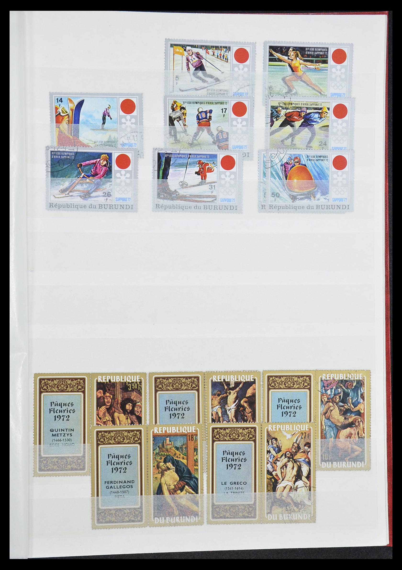 33855 049 - Postzegelverzameling 33855 Burundi 1962-1974.