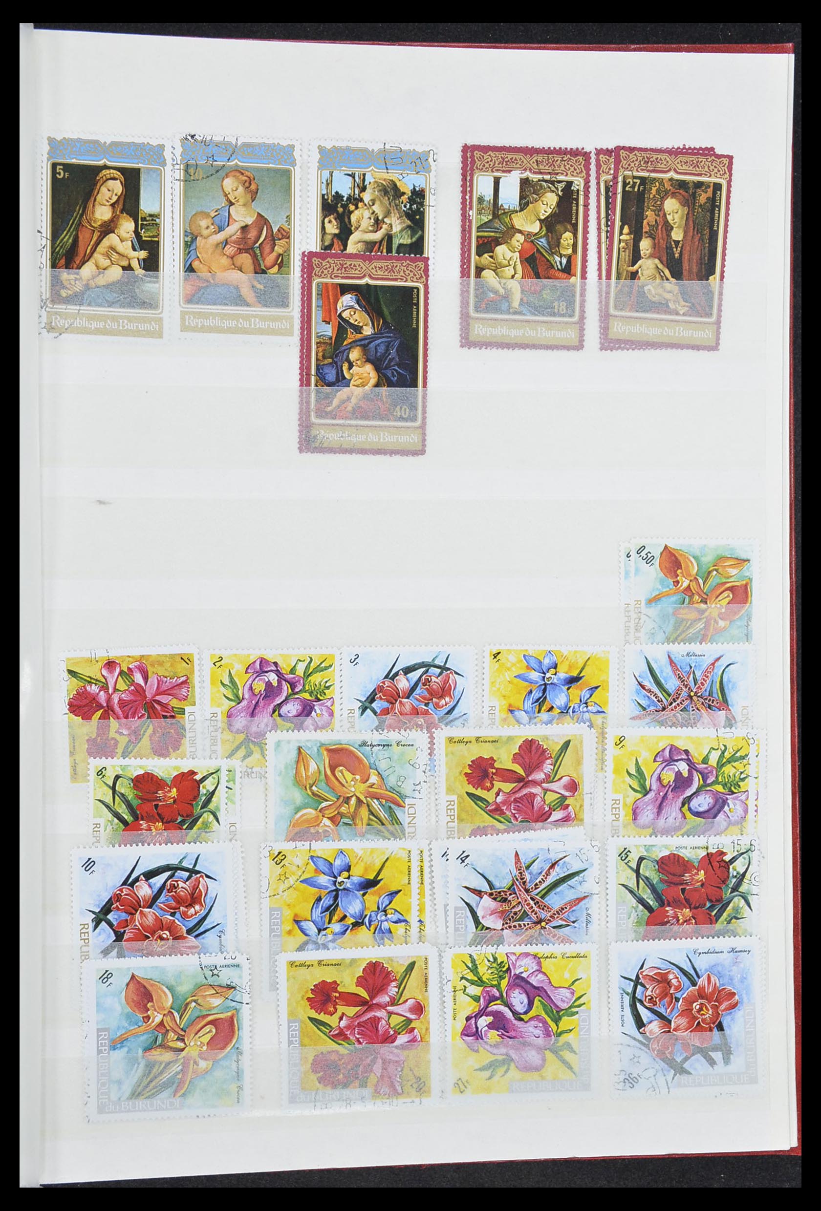 33855 052 - Postzegelverzameling 33855 Burundi 1962-1974.