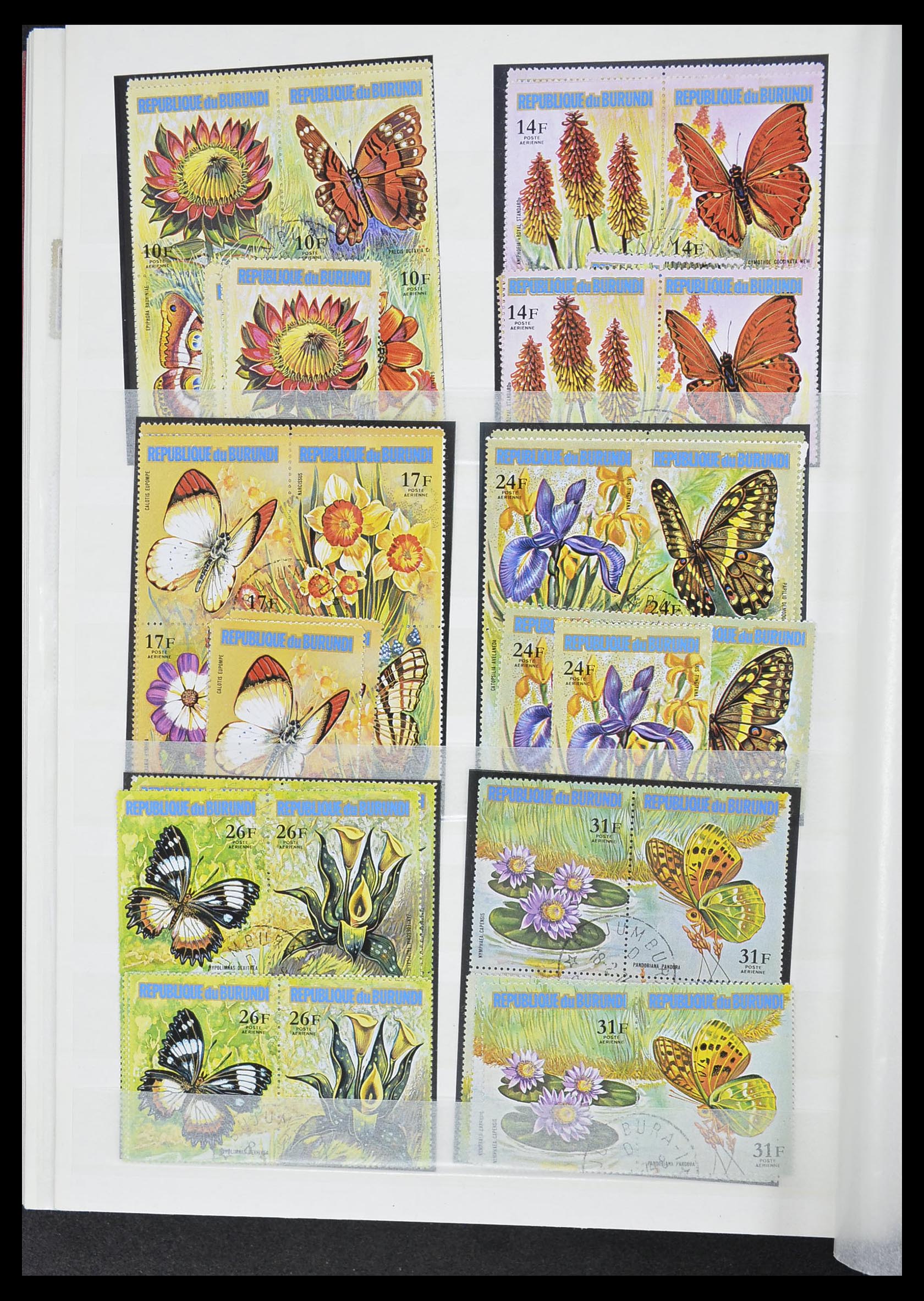 33855 058 - Postzegelverzameling 33855 Burundi 1962-1974.