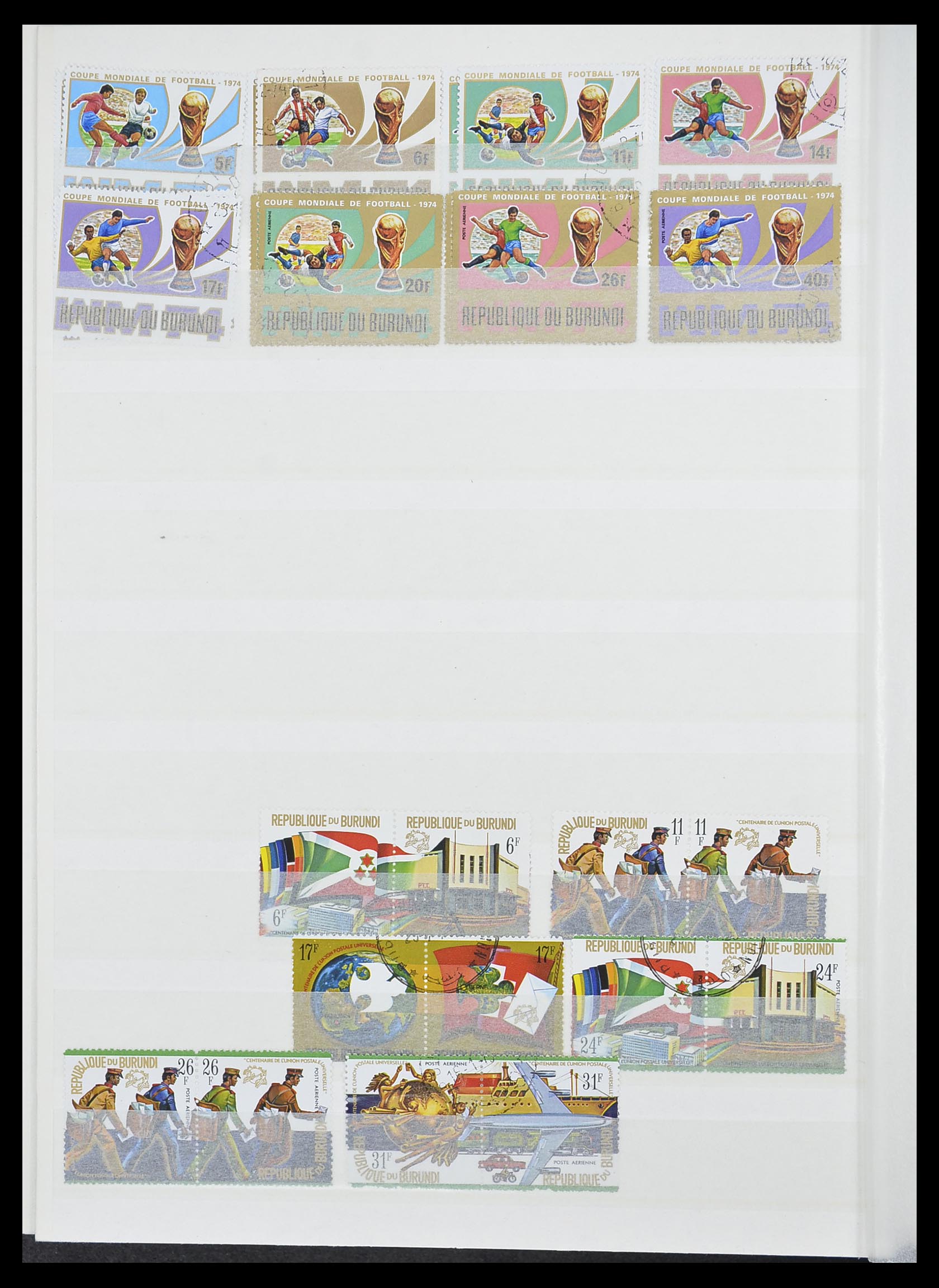 33855 062 - Postzegelverzameling 33855 Burundi 1962-1974.