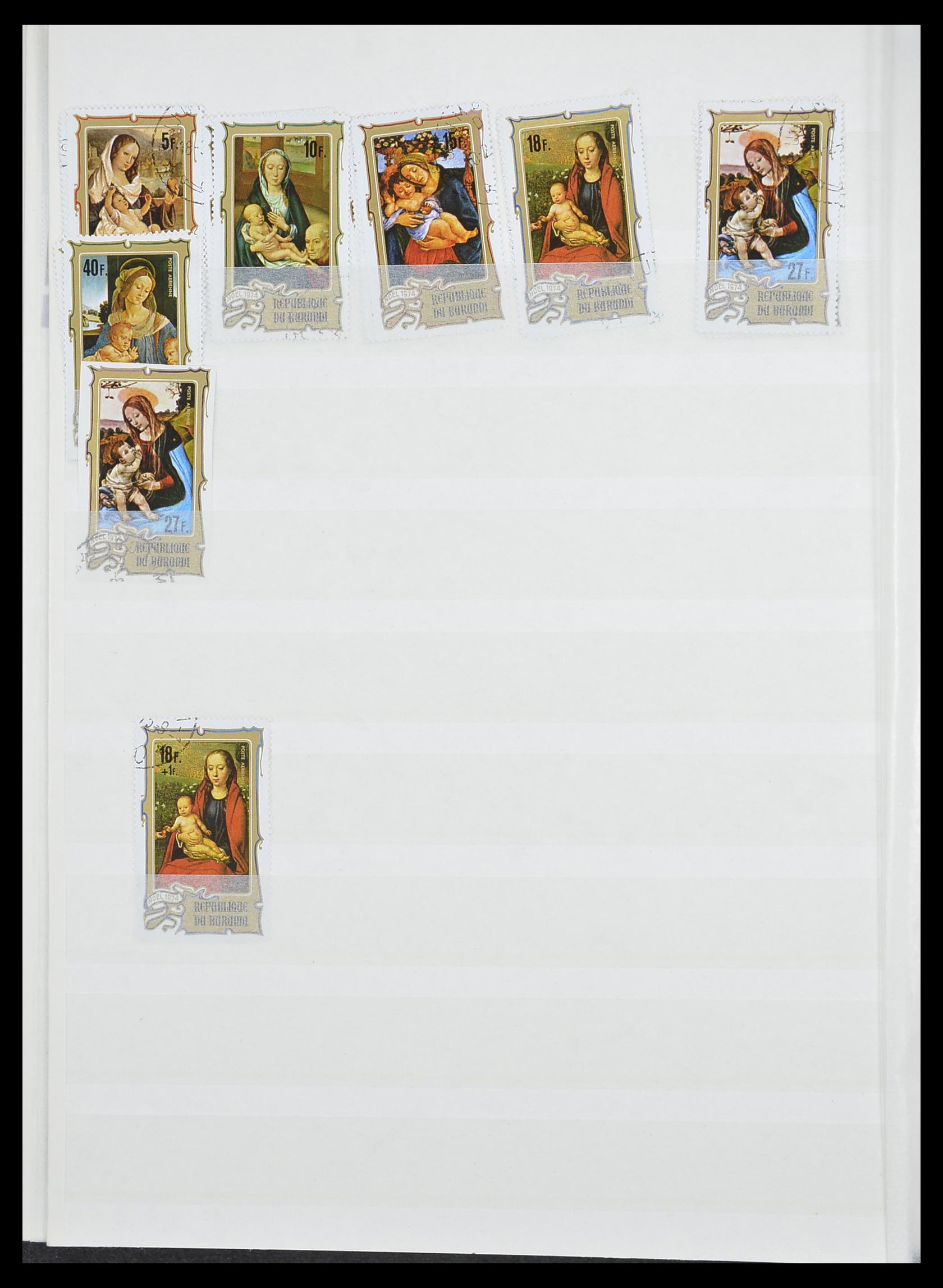 33855 063 - Postzegelverzameling 33855 Burundi 1962-1974.
