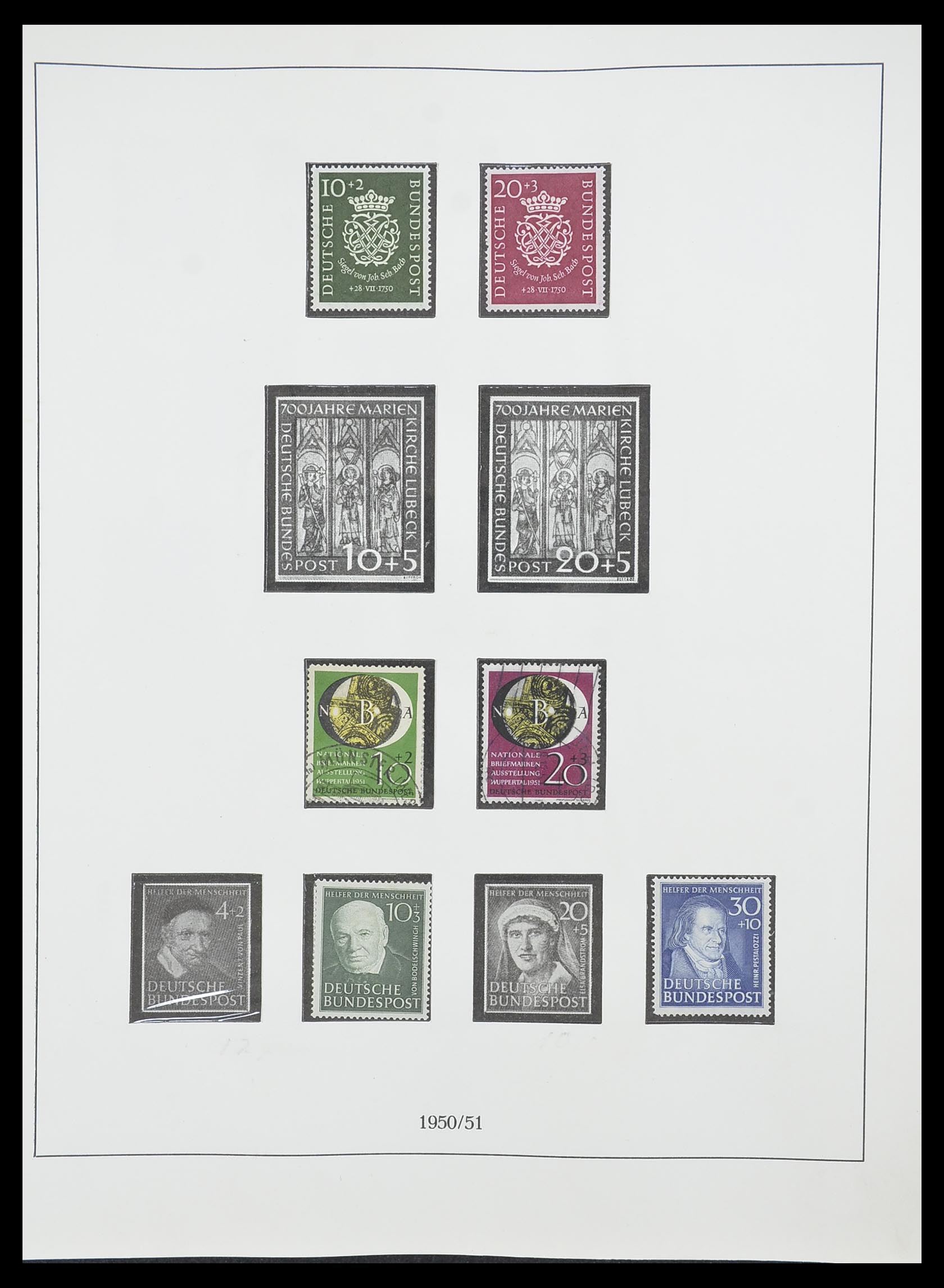 33856 002 - Postzegelverzameling 33856 Bundespost 1949-1977.