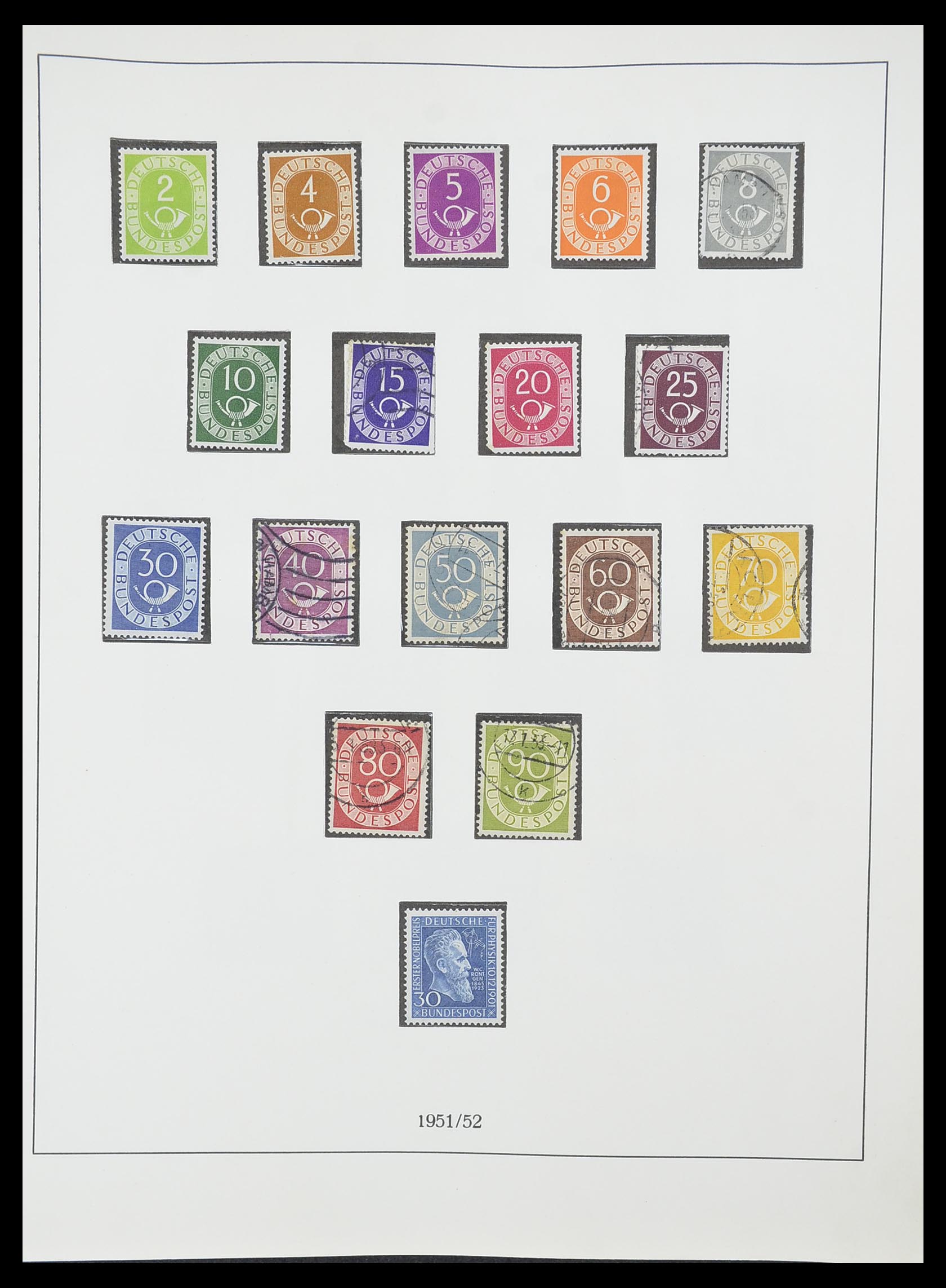 33856 003 - Postzegelverzameling 33856 Bundespost 1949-1977.