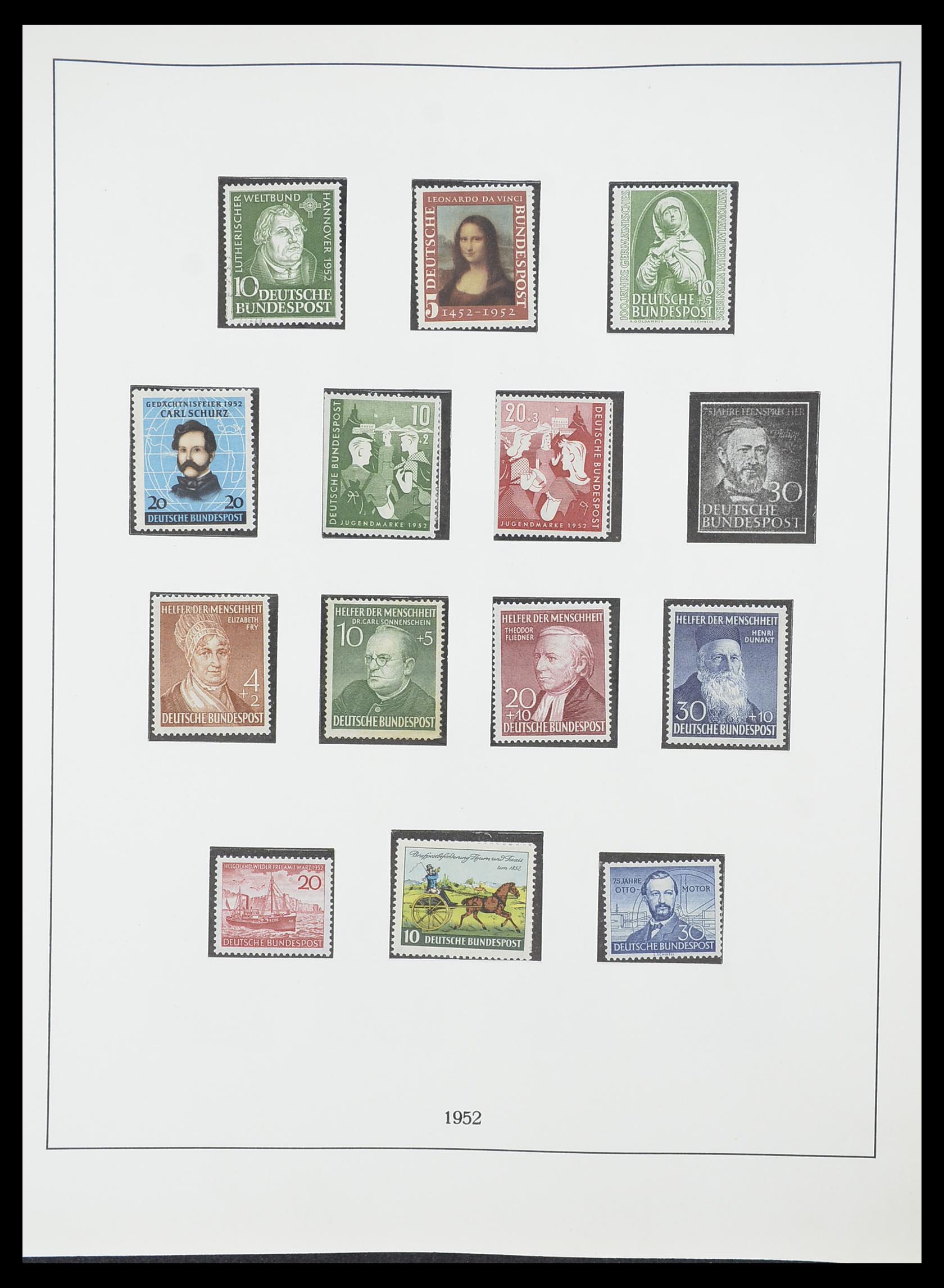 33856 004 - Postzegelverzameling 33856 Bundespost 1949-1977.
