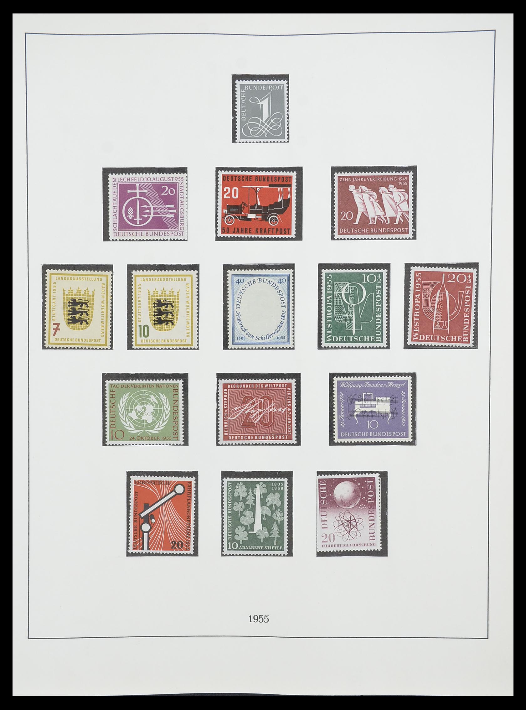 33856 008 - Postzegelverzameling 33856 Bundespost 1949-1977.