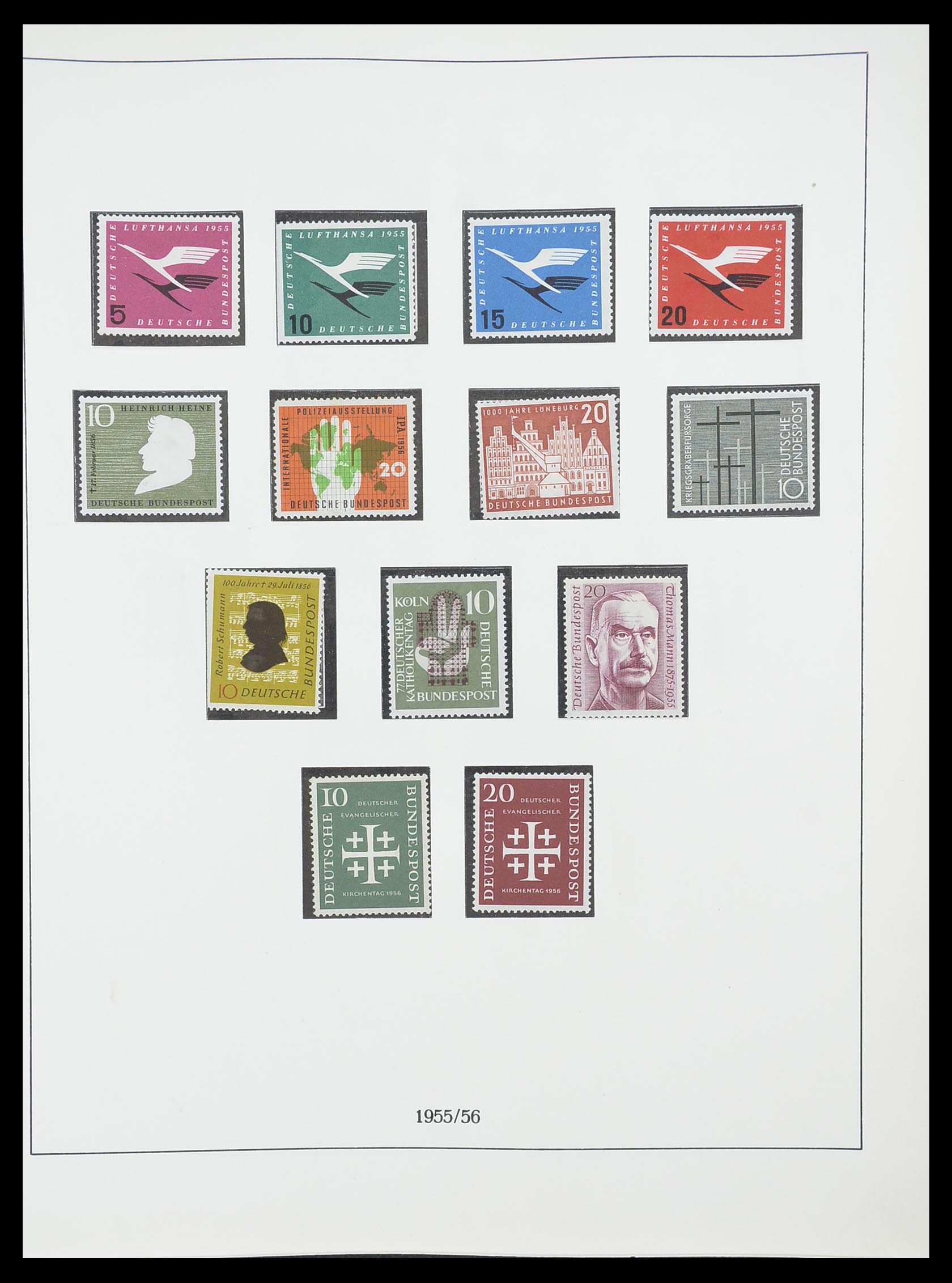 33856 009 - Postzegelverzameling 33856 Bundespost 1949-1977.