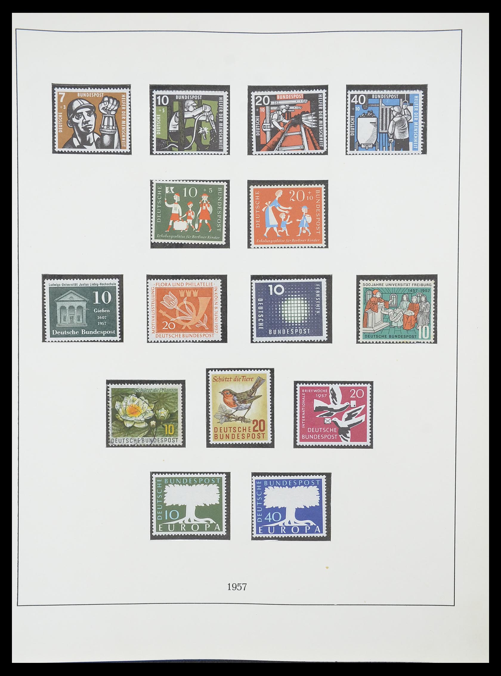 33856 011 - Postzegelverzameling 33856 Bundespost 1949-1977.