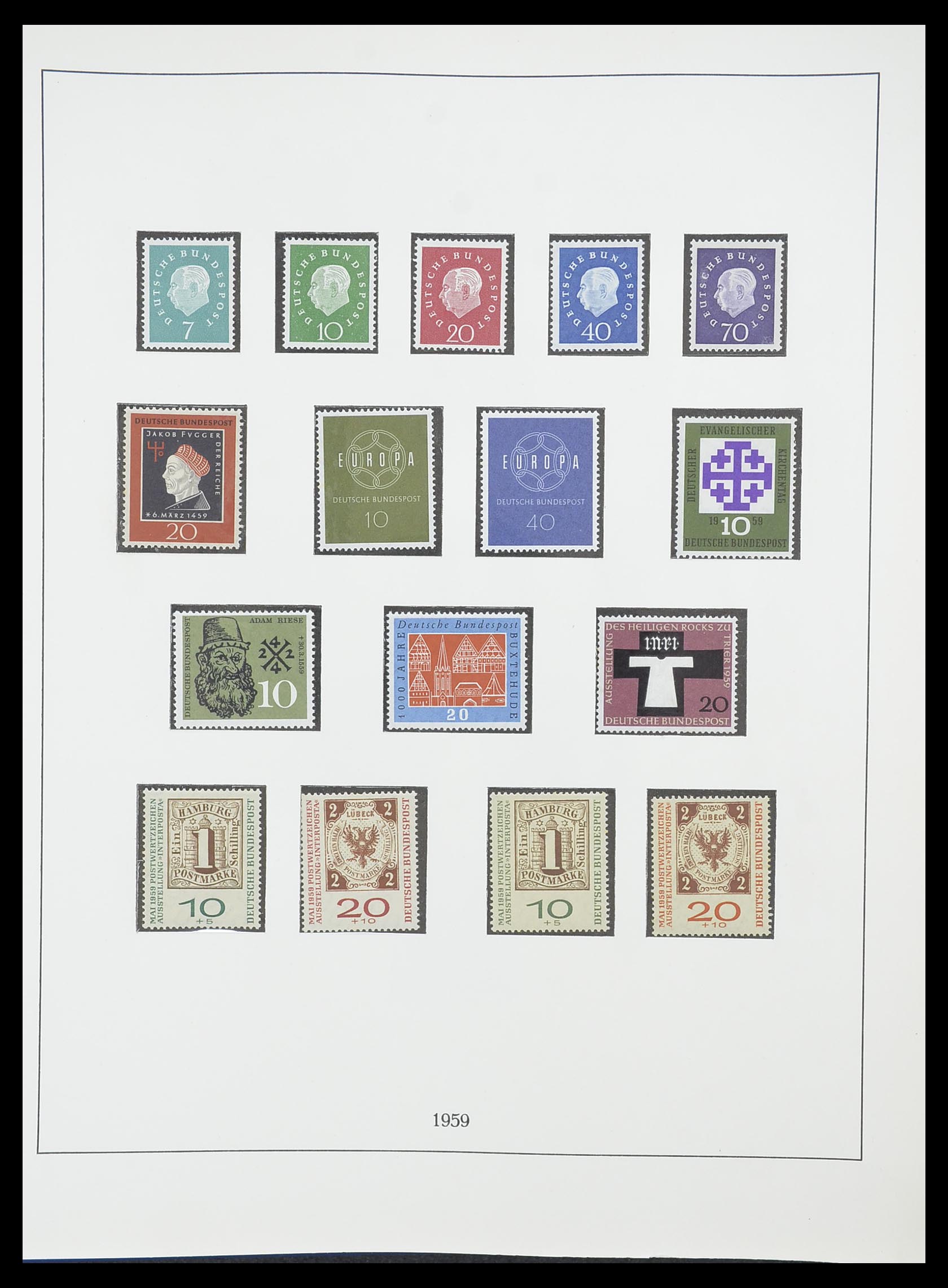 33856 015 - Stamp collection 33856 Bundespost 1949-1977.