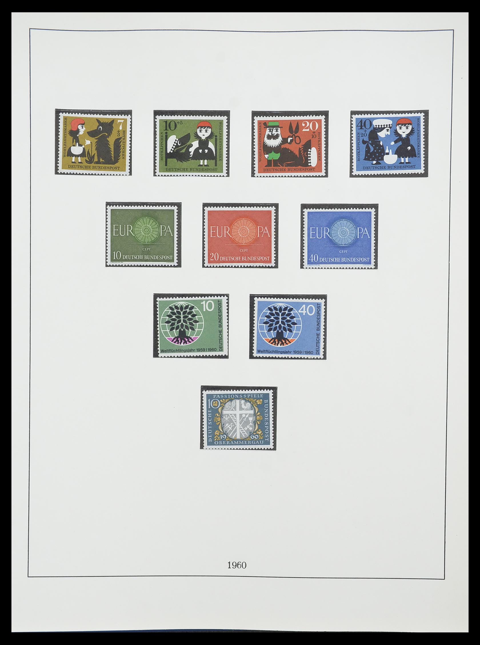 33856 018 - Postzegelverzameling 33856 Bundespost 1949-1977.