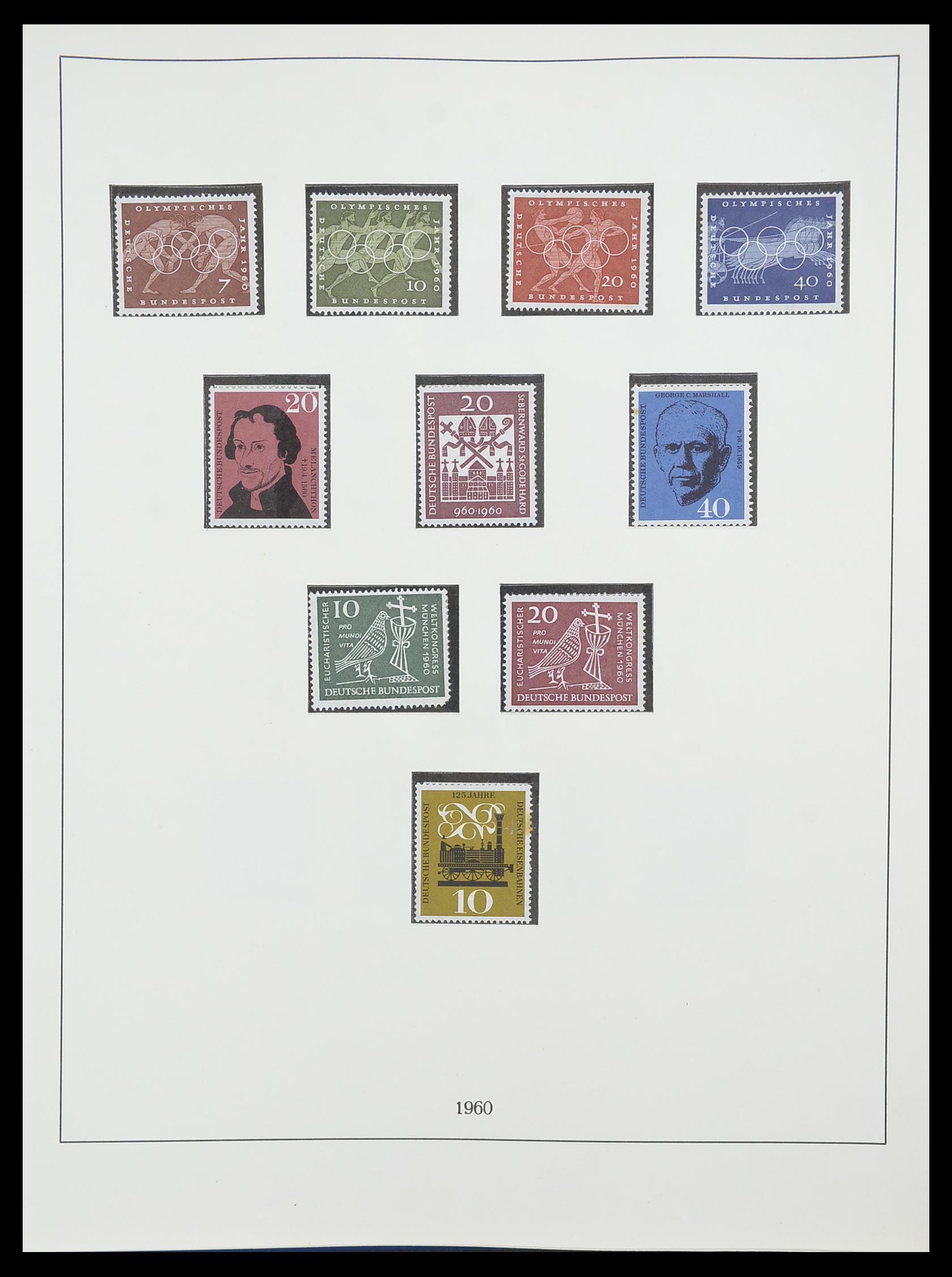 33856 019 - Postzegelverzameling 33856 Bundespost 1949-1977.