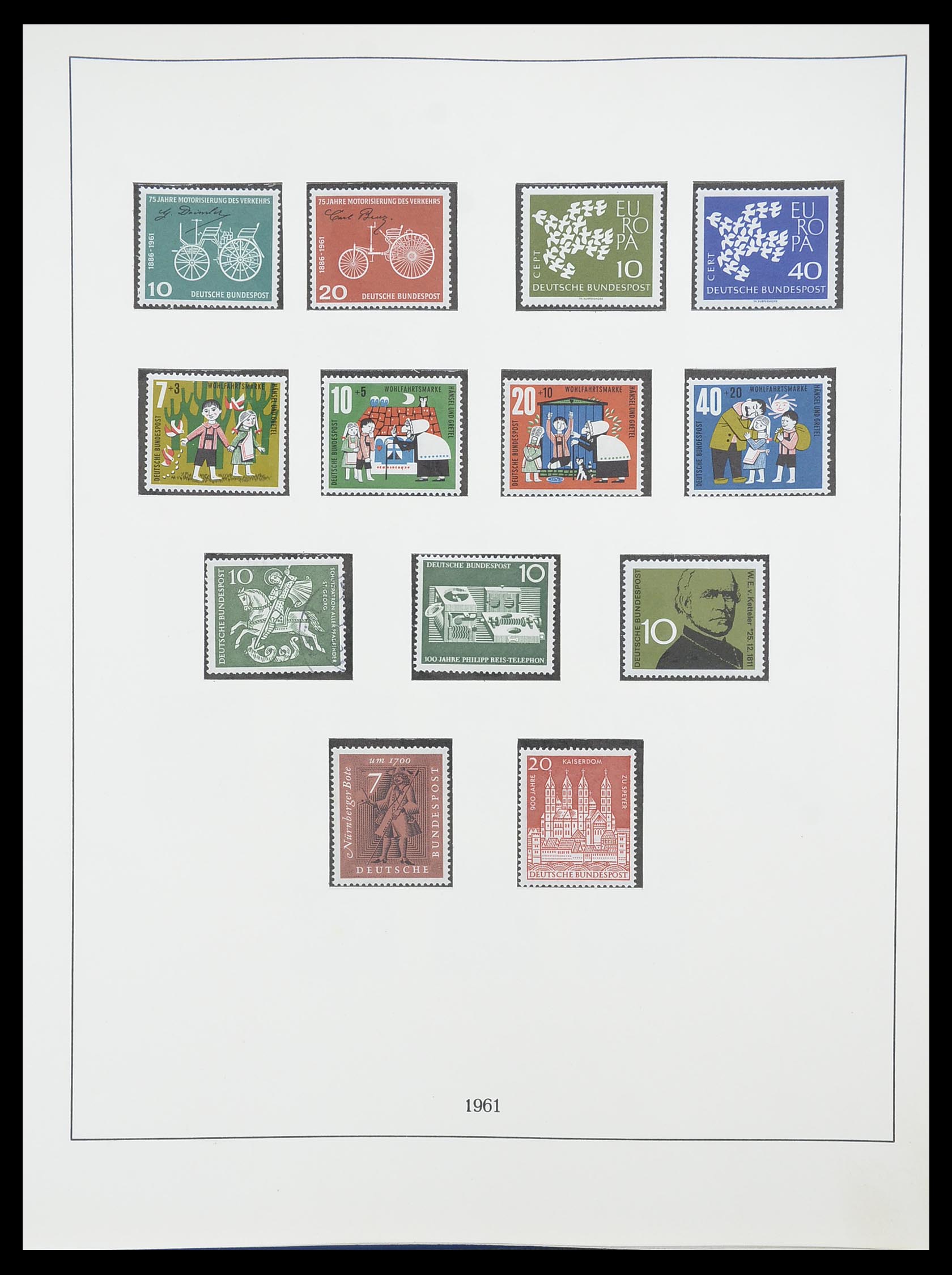 33856 021 - Postzegelverzameling 33856 Bundespost 1949-1977.