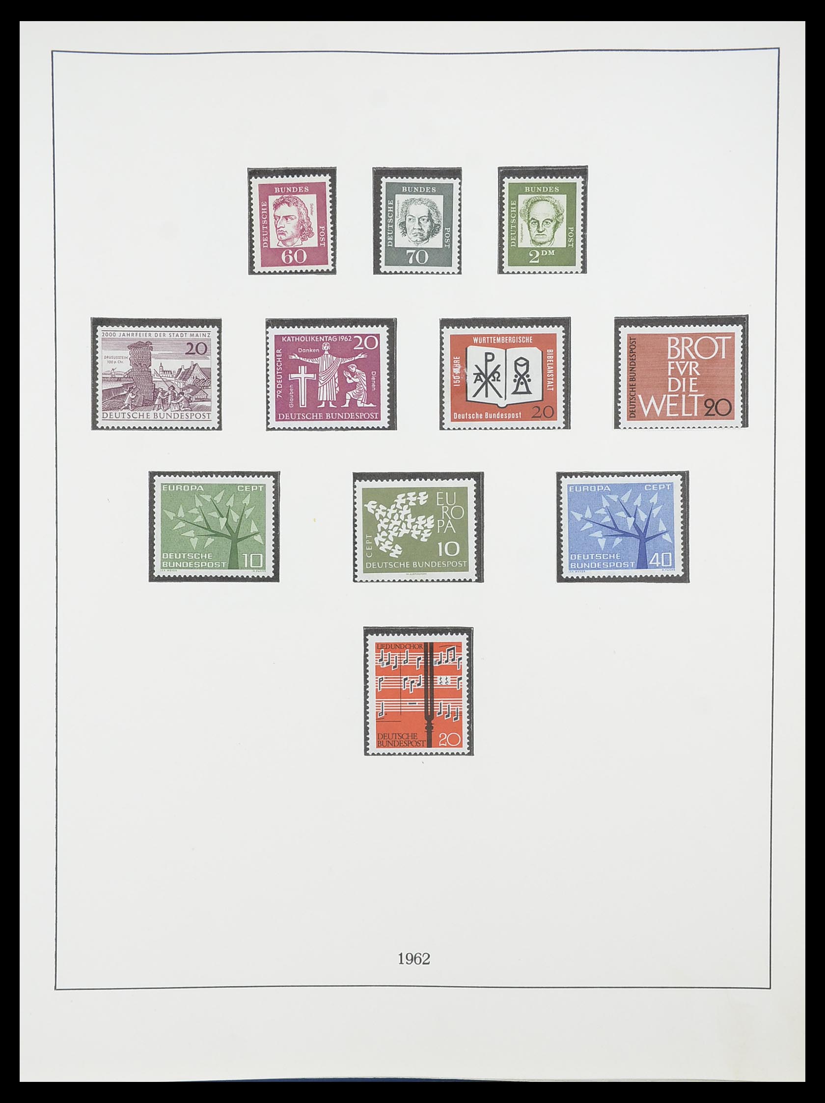 33856 023 - Postzegelverzameling 33856 Bundespost 1949-1977.