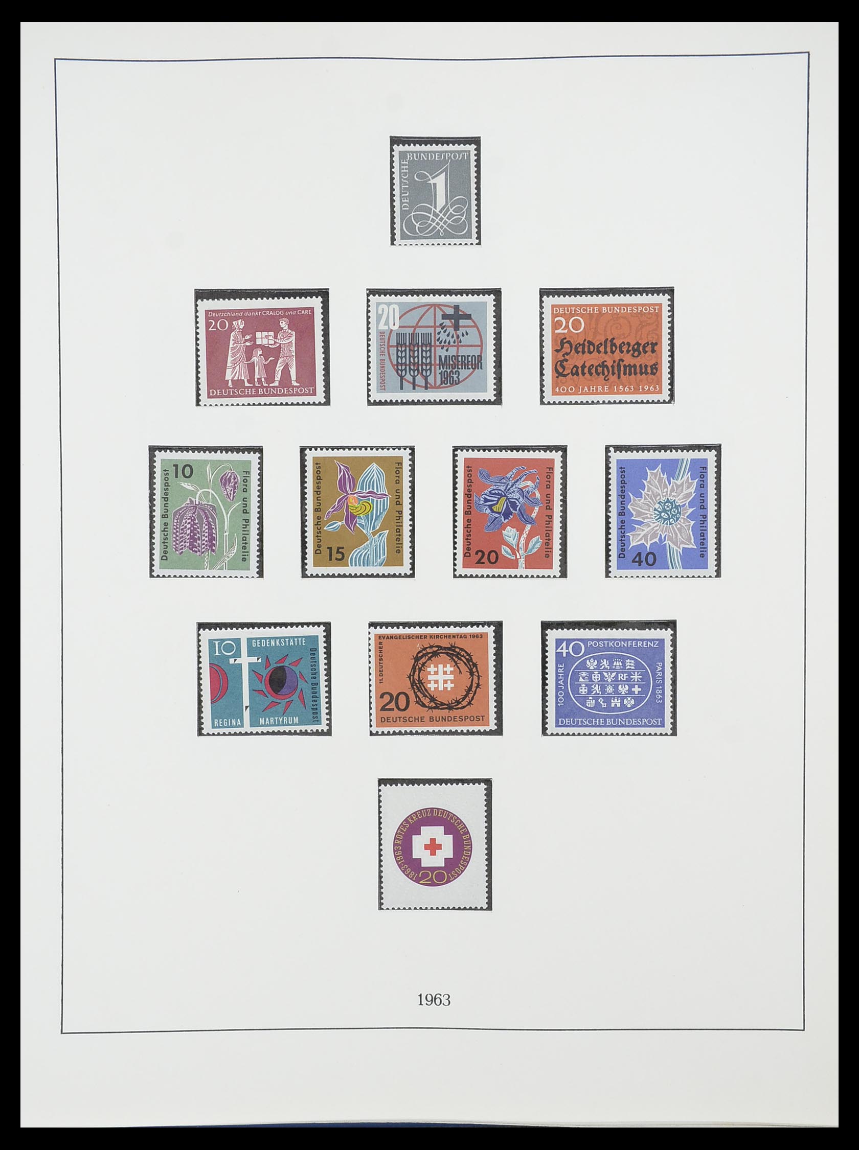 33856 025 - Postzegelverzameling 33856 Bundespost 1949-1977.