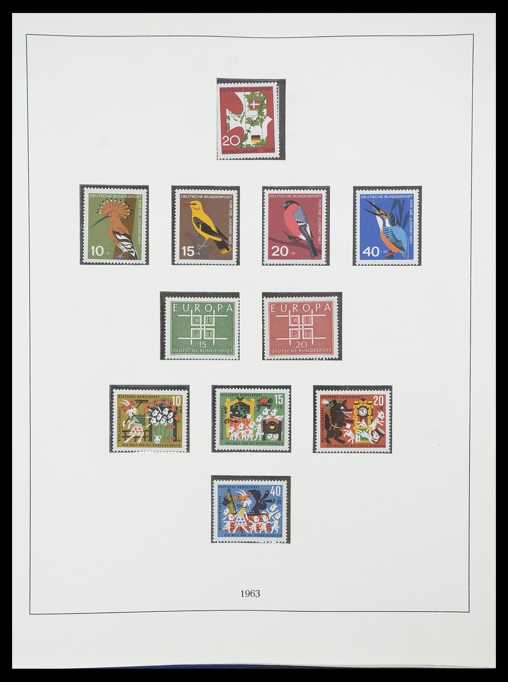 33856 026 - Postzegelverzameling 33856 Bundespost 1949-1977.