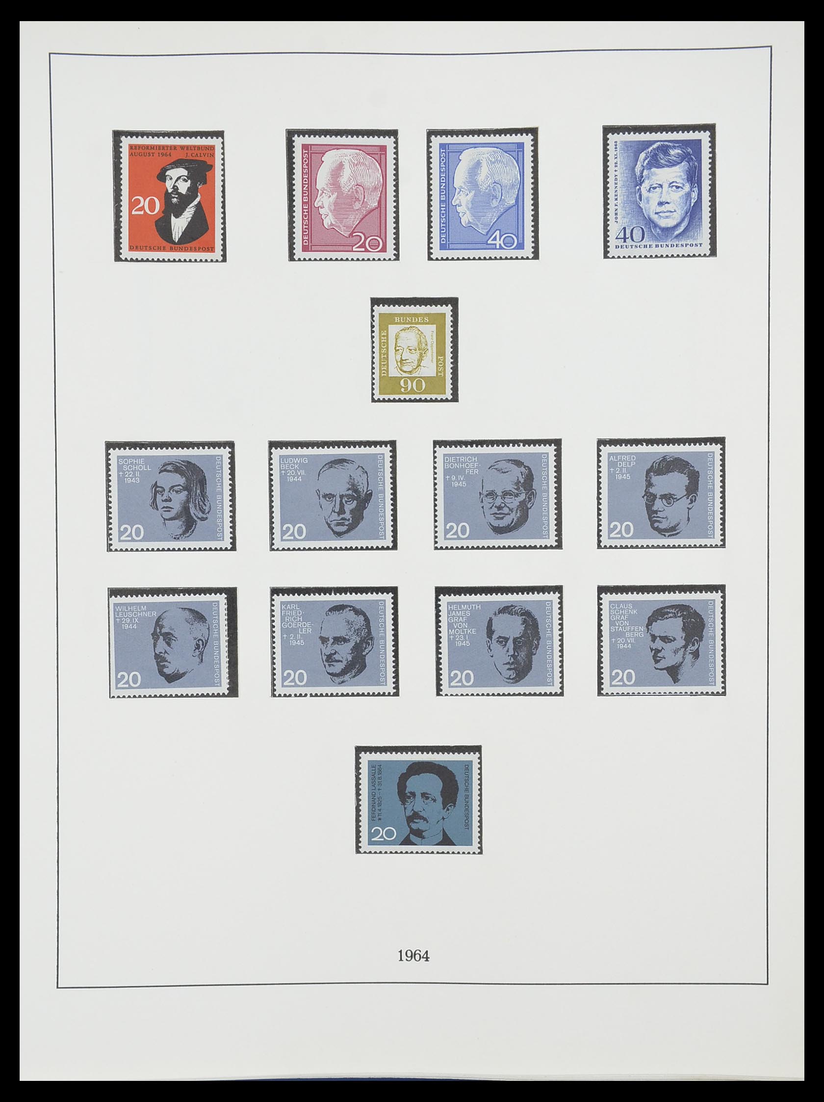 33856 028 - Stamp collection 33856 Bundespost 1949-1977.