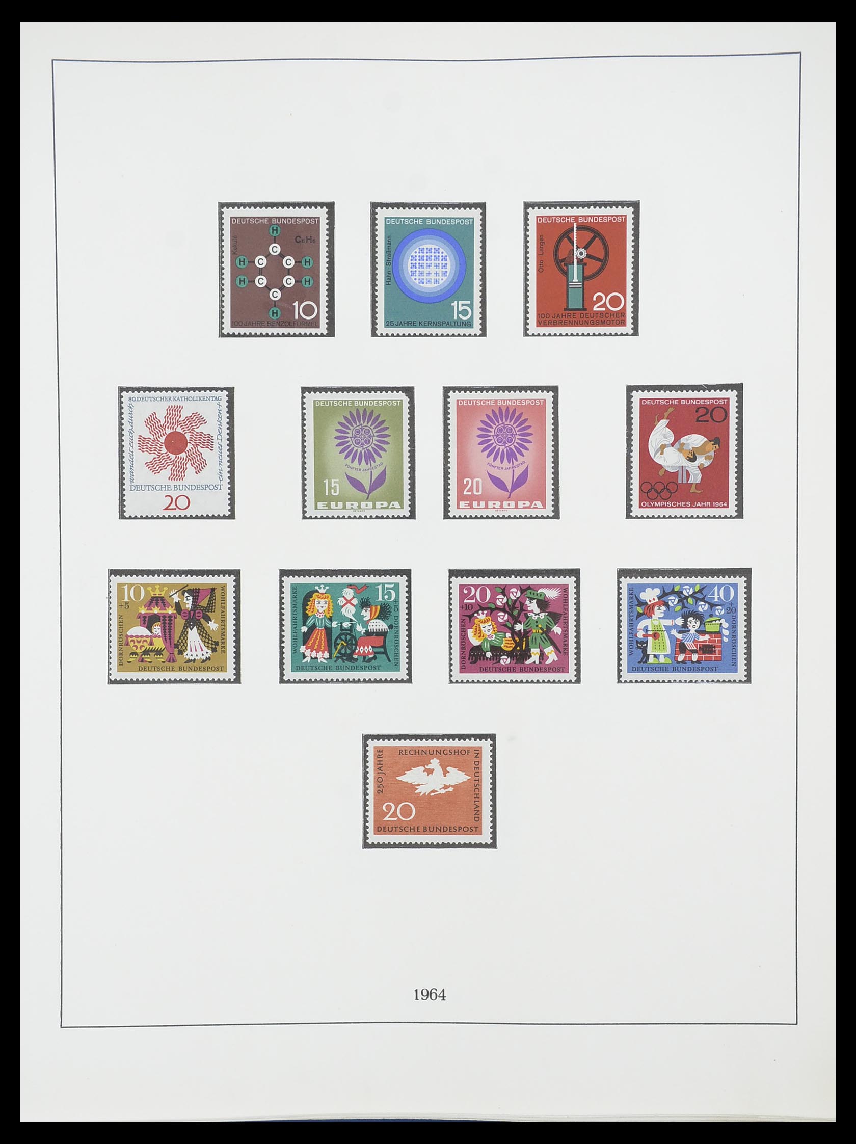 33856 030 - Postzegelverzameling 33856 Bundespost 1949-1977.