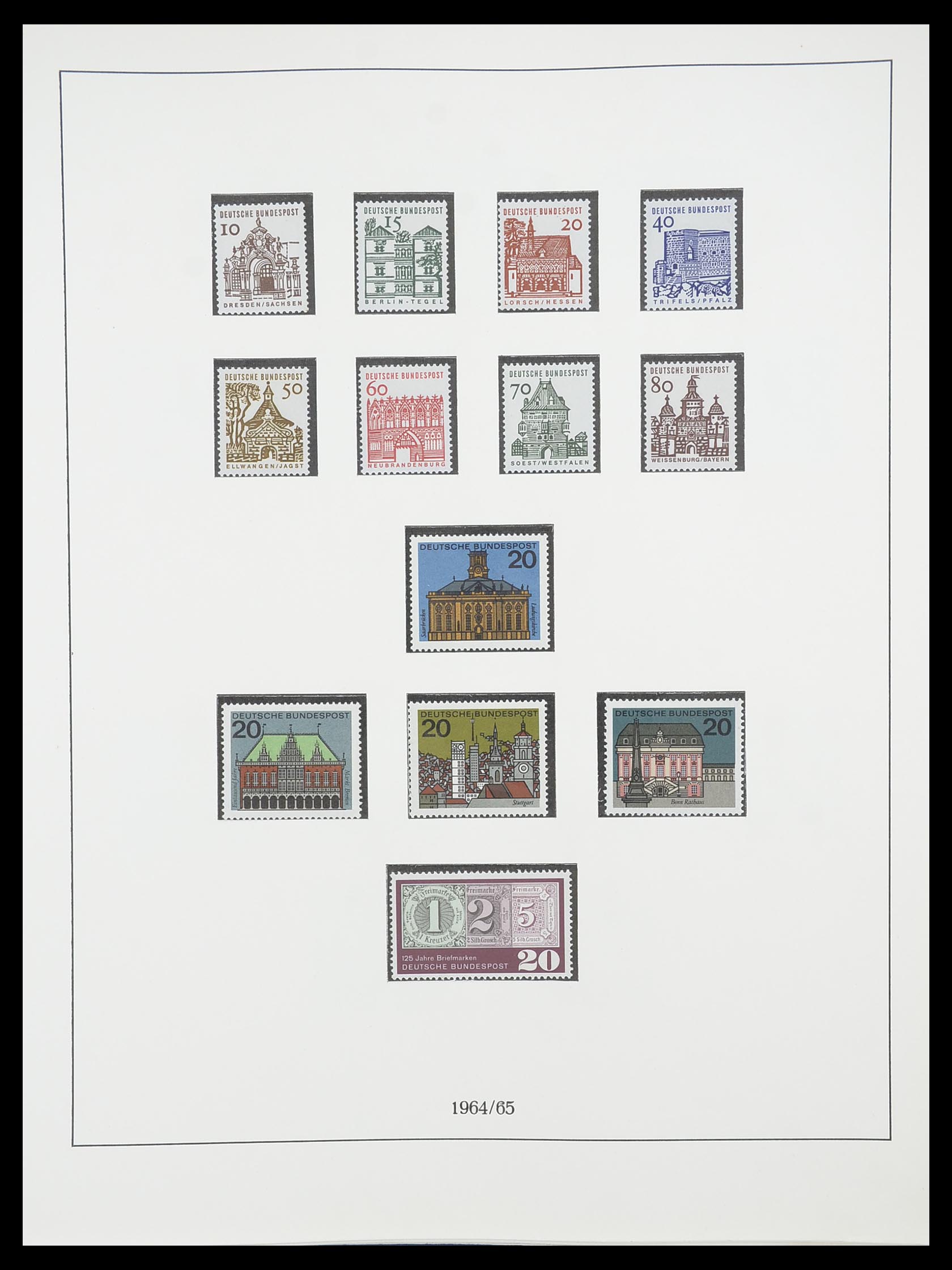 33856 031 - Stamp collection 33856 Bundespost 1949-1977.