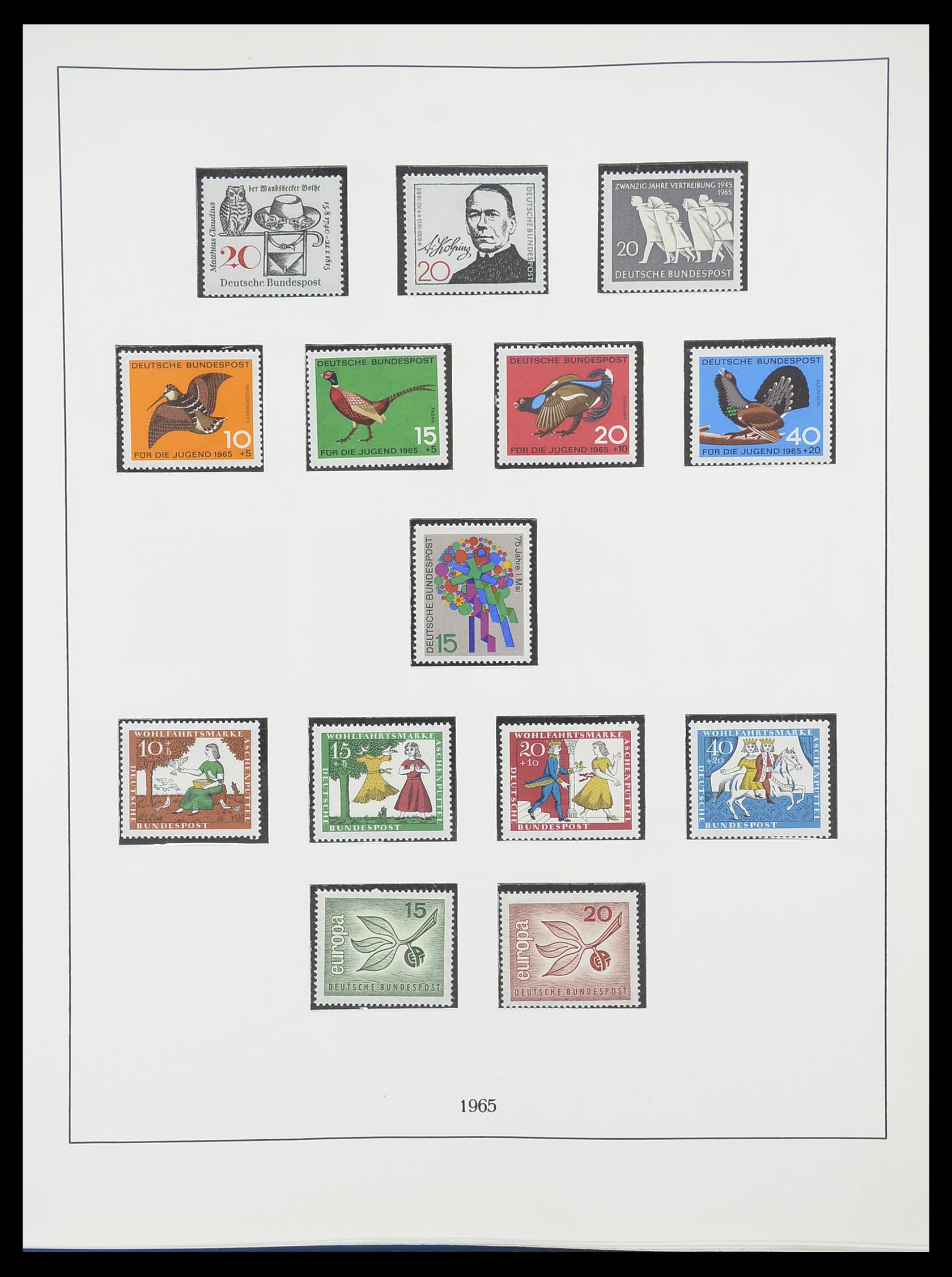 33856 032 - Stamp collection 33856 Bundespost 1949-1977.