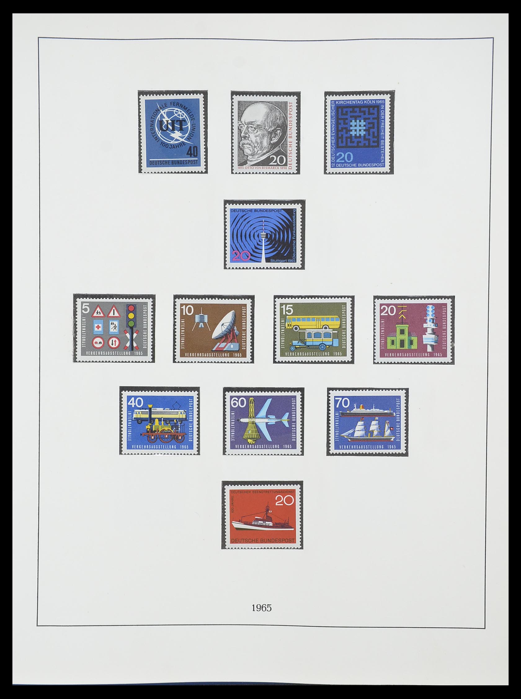 33856 033 - Stamp collection 33856 Bundespost 1949-1977.