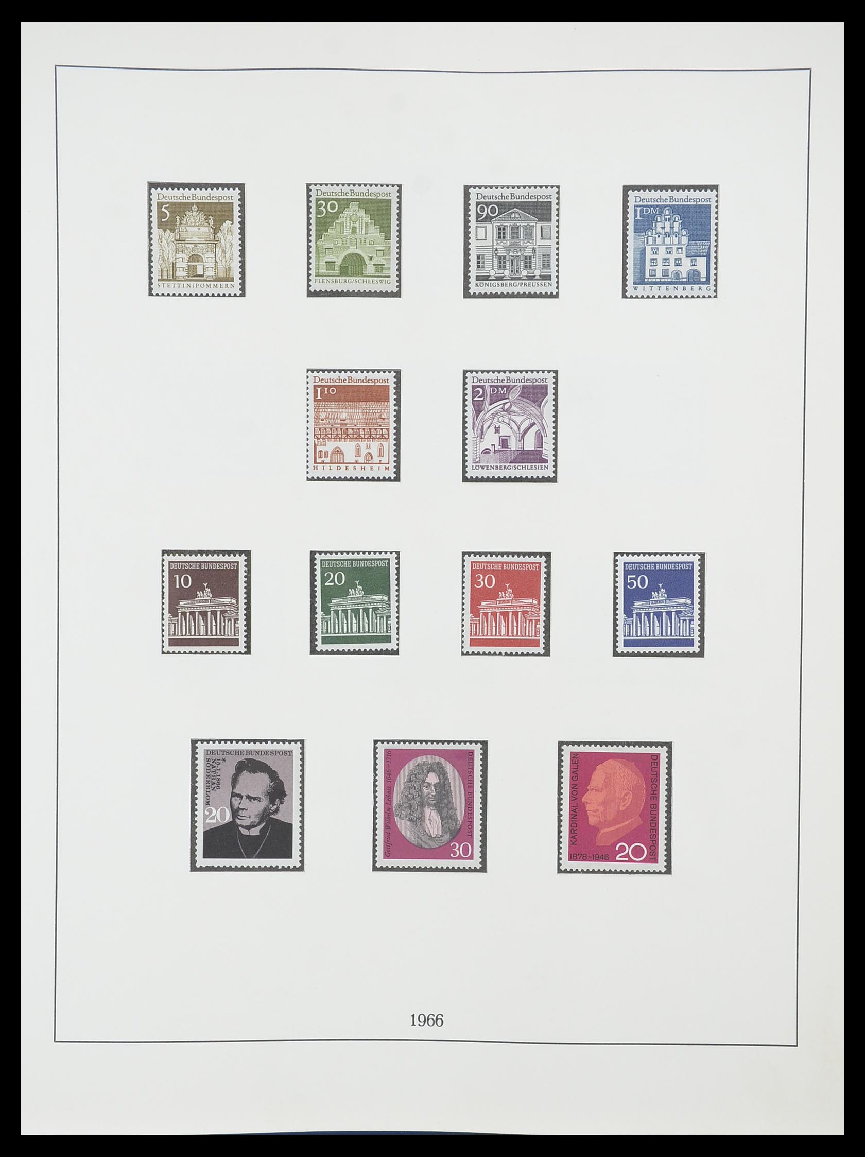 33856 034 - Stamp collection 33856 Bundespost 1949-1977.