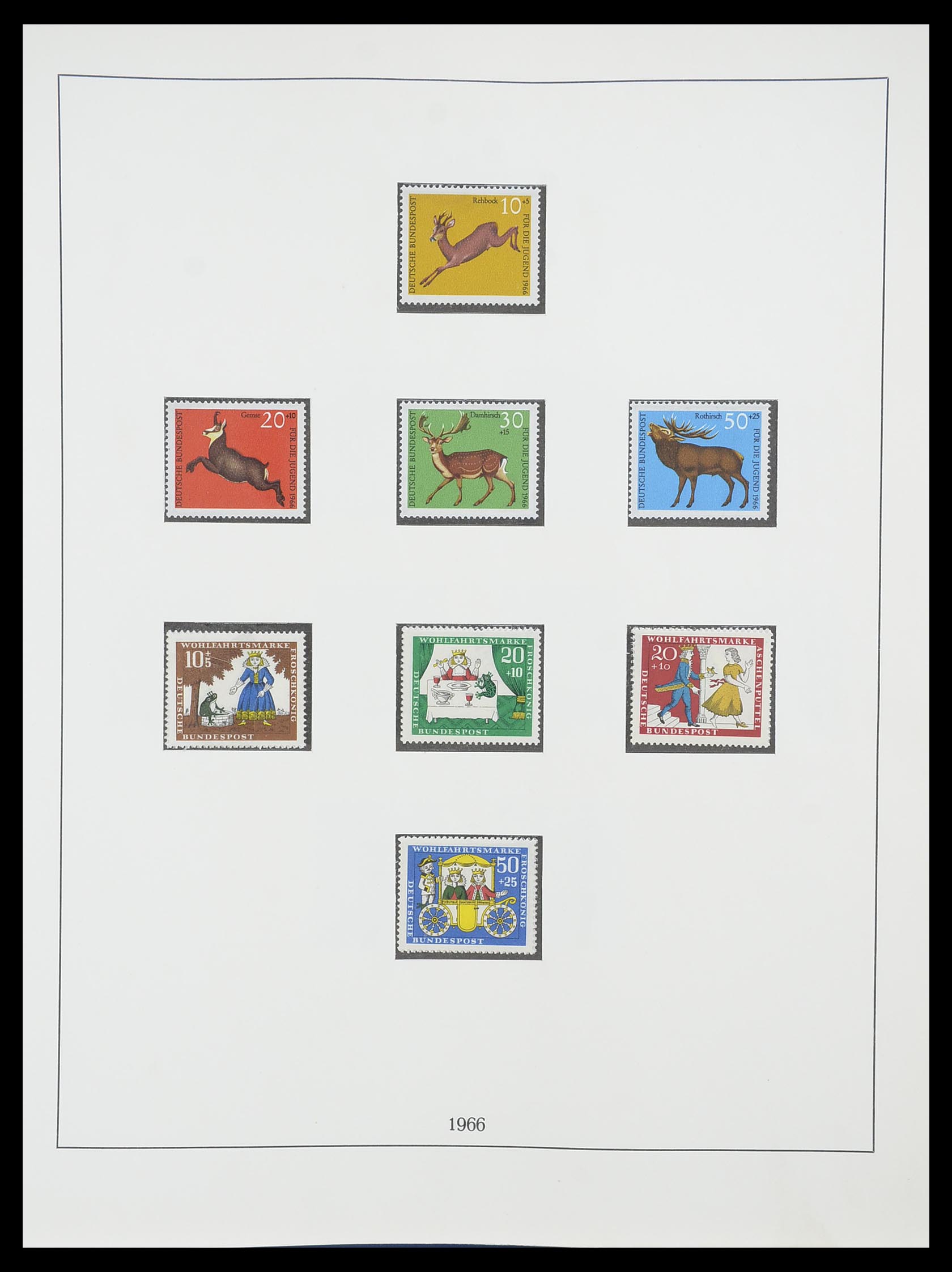 33856 035 - Postzegelverzameling 33856 Bundespost 1949-1977.