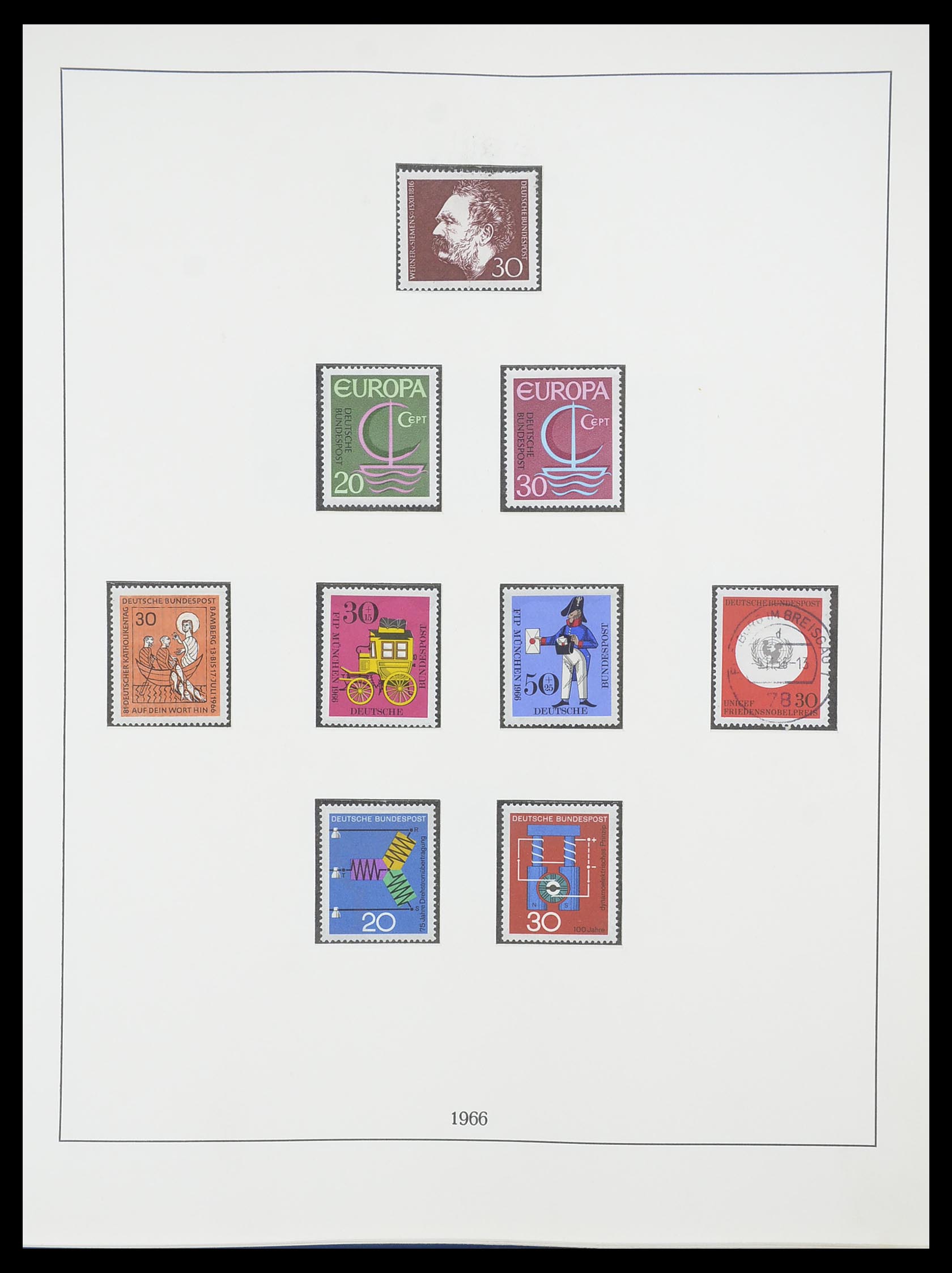 33856 036 - Stamp collection 33856 Bundespost 1949-1977.