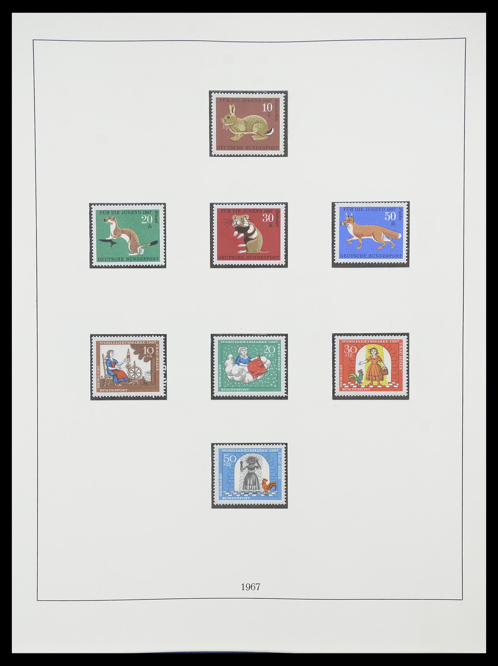 33856 038 - Postzegelverzameling 33856 Bundespost 1949-1977.