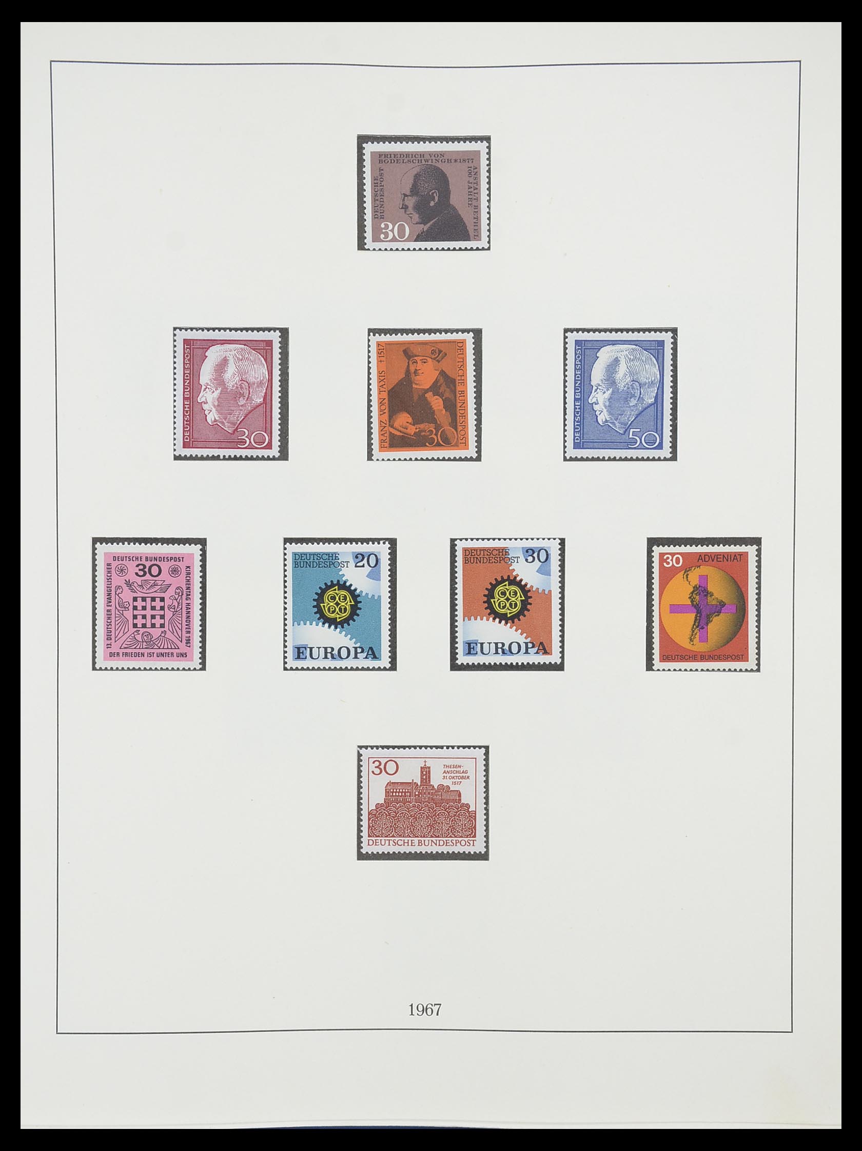 33856 039 - Postzegelverzameling 33856 Bundespost 1949-1977.