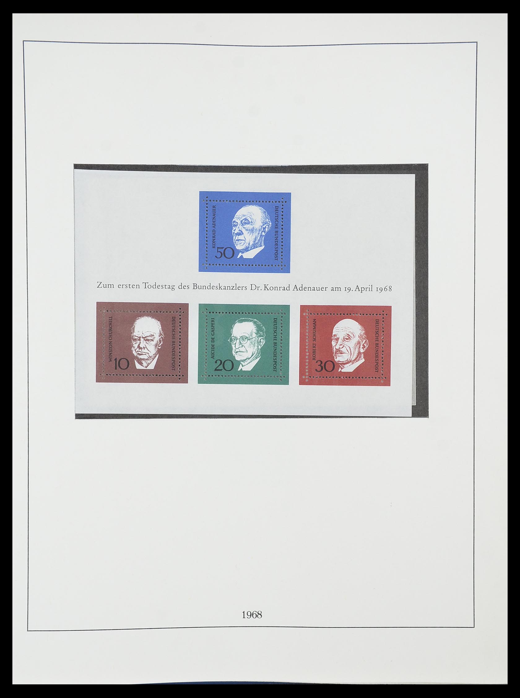 33856 043 - Postzegelverzameling 33856 Bundespost 1949-1977.