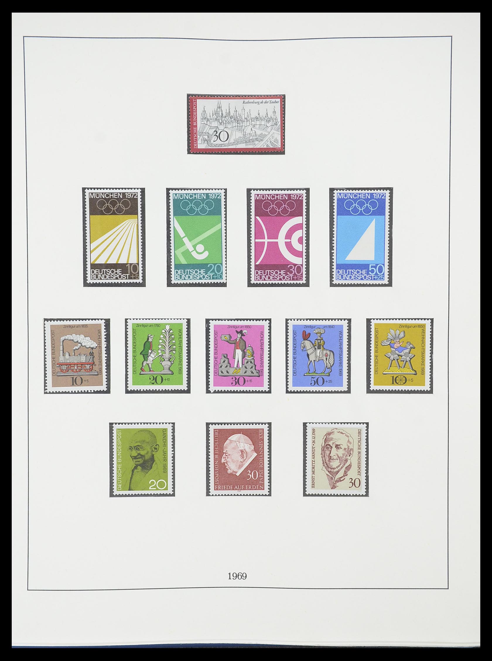 33856 046 - Stamp collection 33856 Bundespost 1949-1977.