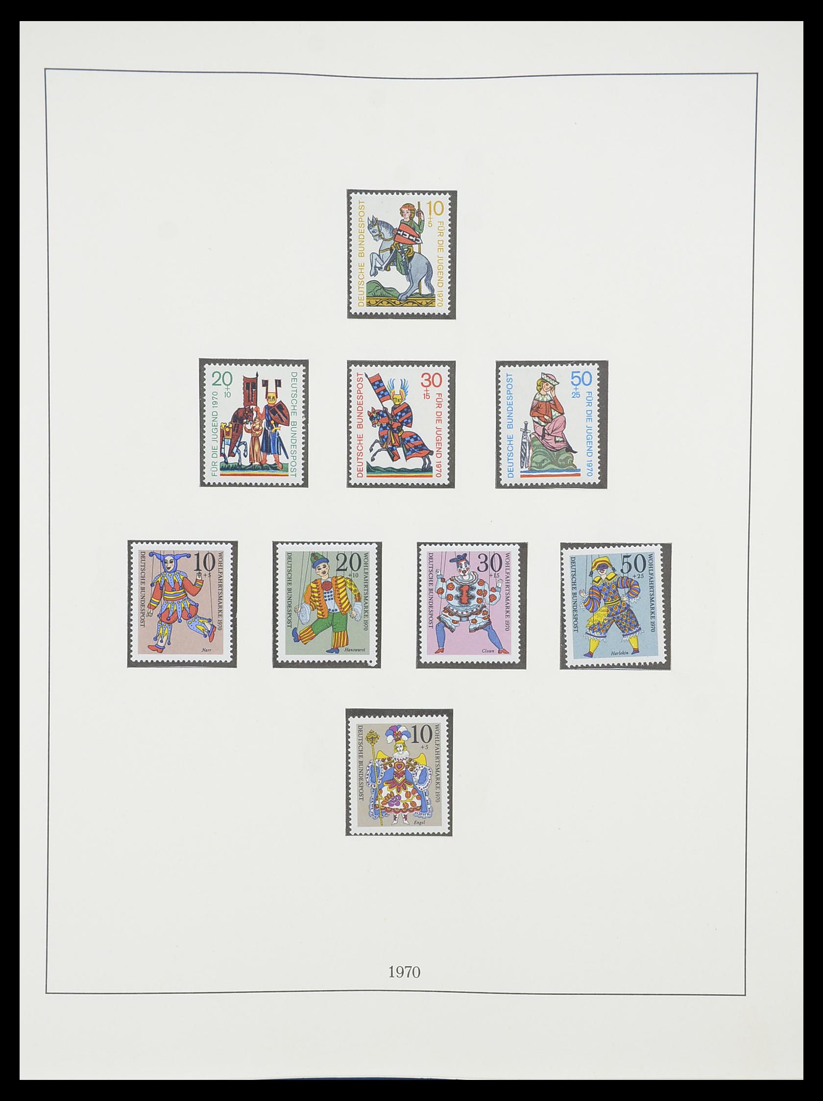 33856 048 - Postzegelverzameling 33856 Bundespost 1949-1977.