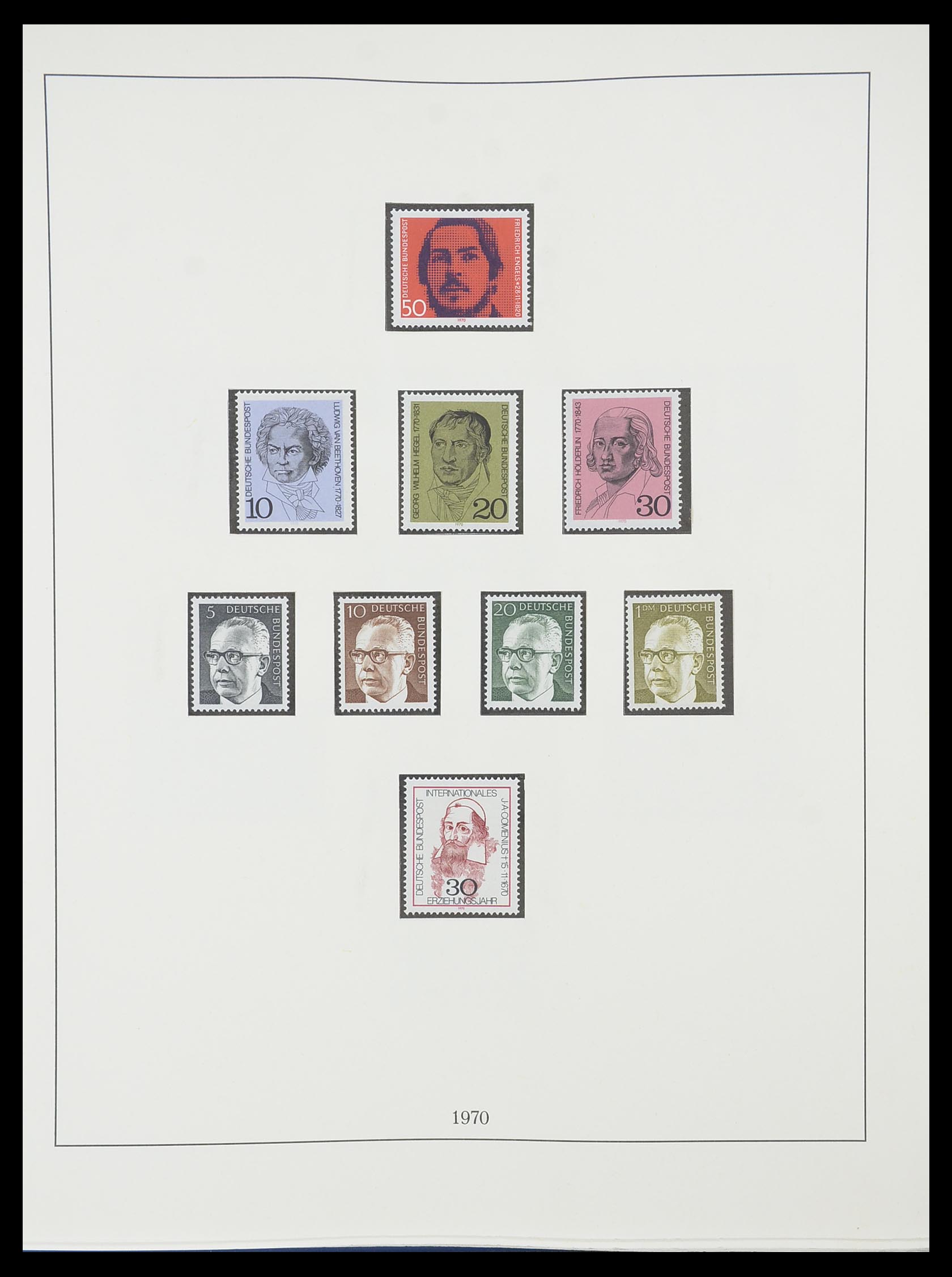 33856 049 - Postzegelverzameling 33856 Bundespost 1949-1977.