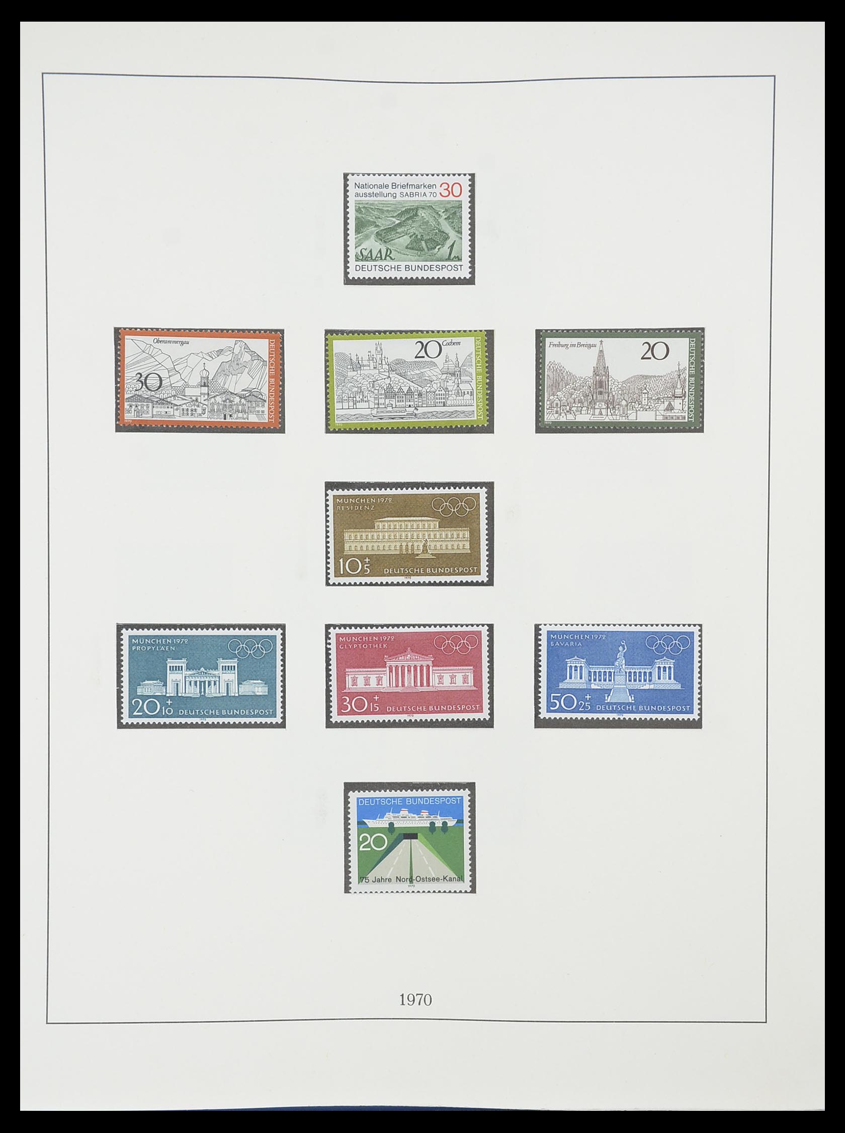 33856 050 - Stamp collection 33856 Bundespost 1949-1977.