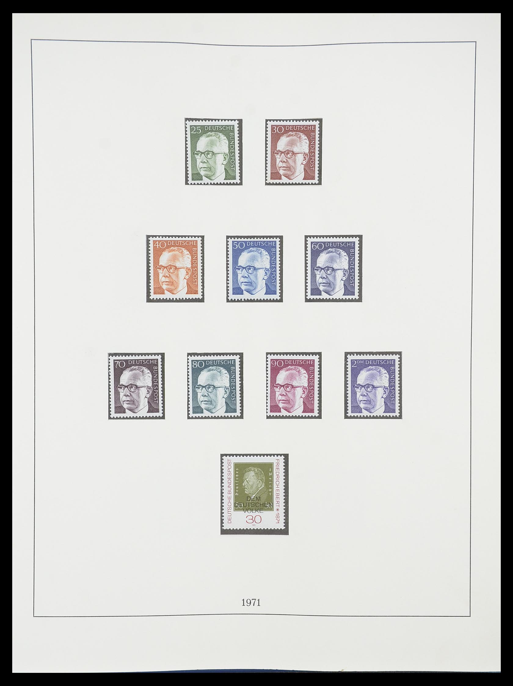 33856 052 - Stamp collection 33856 Bundespost 1949-1977.