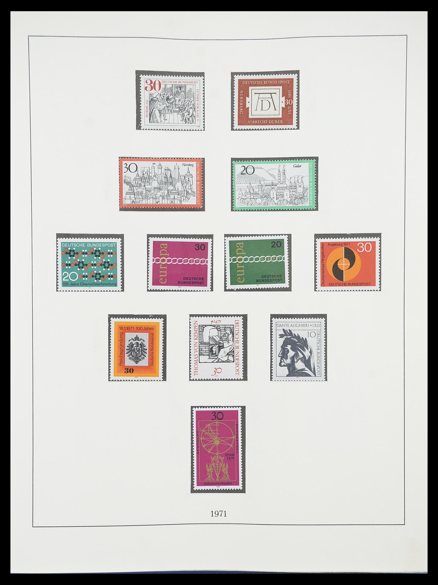 33856 055 - Postzegelverzameling 33856 Bundespost 1949-1977.